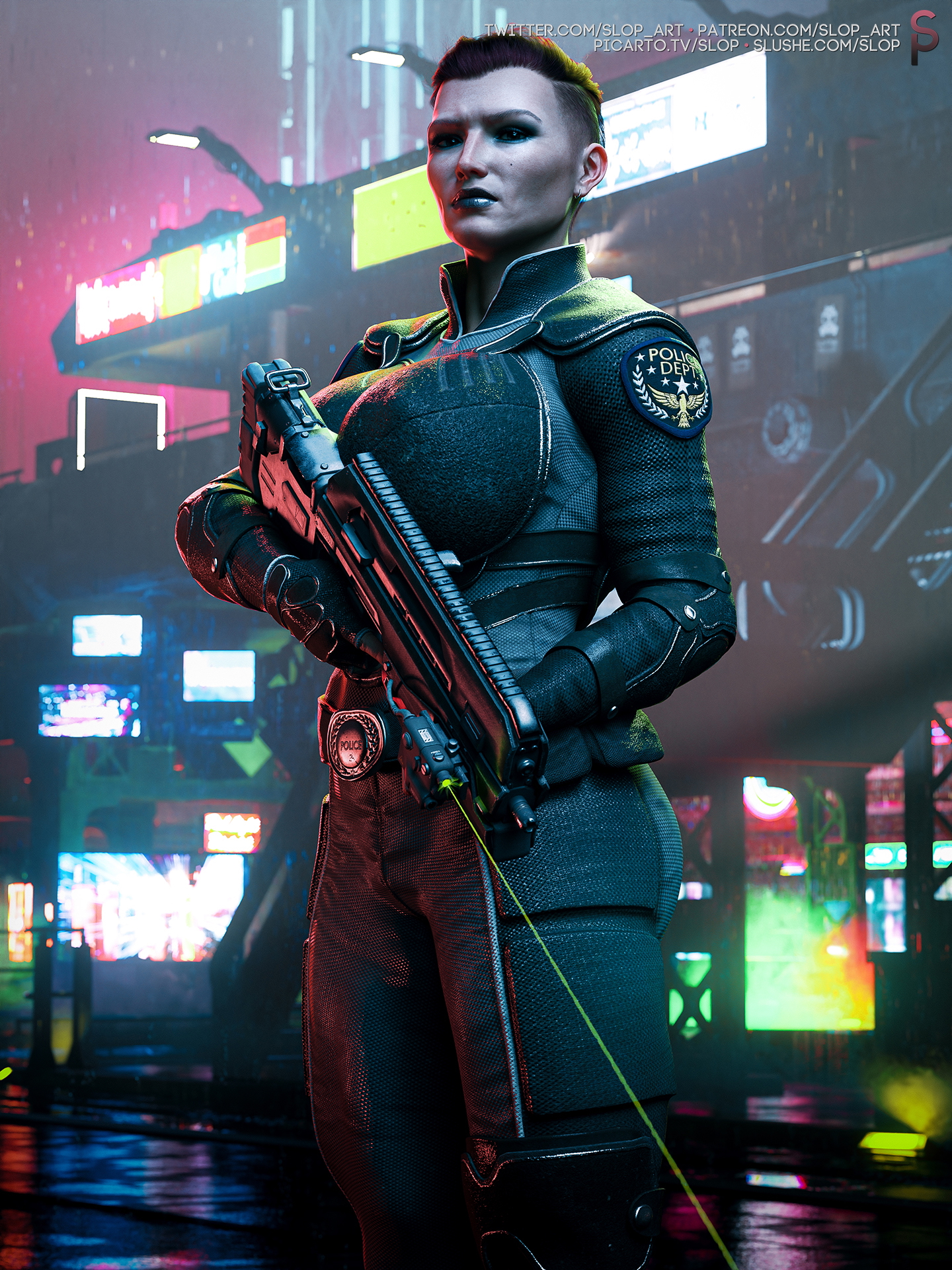 Cyberpunk Slushe 3d Porn Futanari Futa Big Cock Big Tits Big Breasts Big boobs Bwc Pussy Penetration Cyberpunk 2