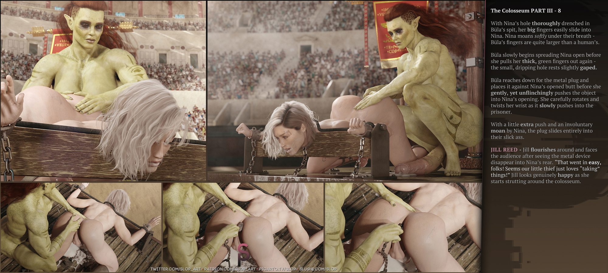 The Colosseum - Part III Slushe Nina Broughton 3d Porn Futanari Futa Big Cock Bwc Pink Nipples Futa On Futa Sucking Cock Fellatio Blowjob Eating Ass Fuck From Behind Cum Inside Cum Covered Forced Oral Rape Slave Butt plug Cum Inflation Orc Monster Cock Horsecock 8