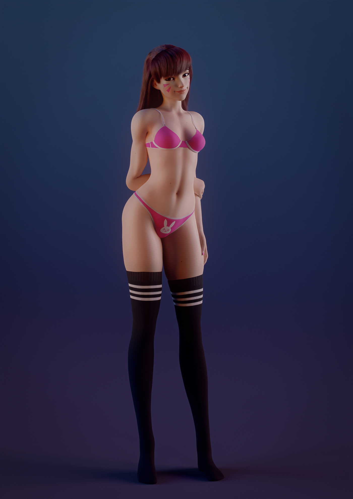D.va studio Overwatch Dva (overwatch) 3d Porn Sexy Nude Natural Boobs Natural Tits Natural Breast Teen 3