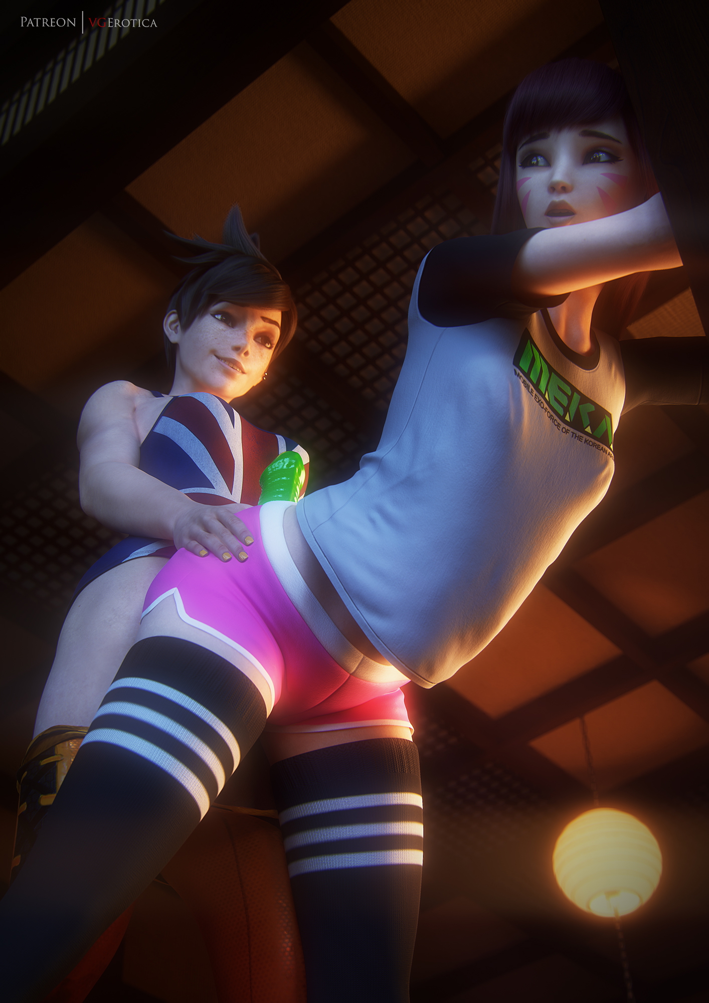 Ready2go? Dva (overwatch) Overwatch Tracer 3d Porn Nude Naked Dildo Strapon Lesbian Bent Over 90 Ready2go 10