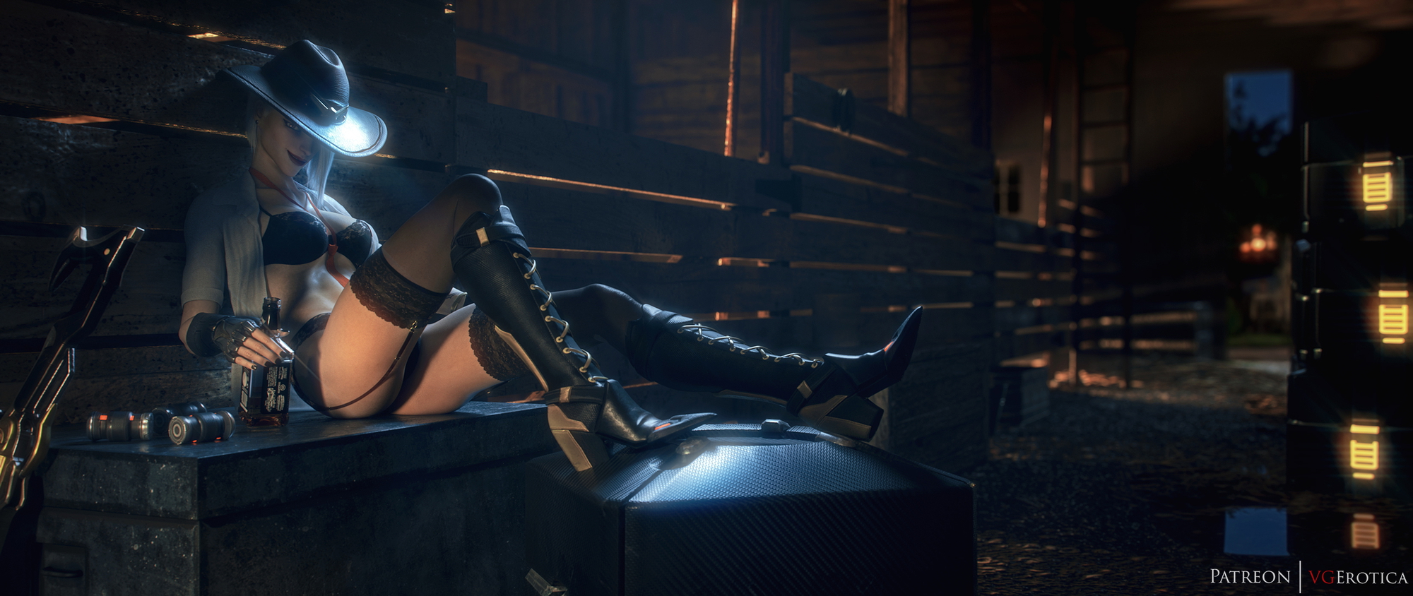 Ashe archive Overwatch Ashe 3d Porn Nude Naked Boobs Tits