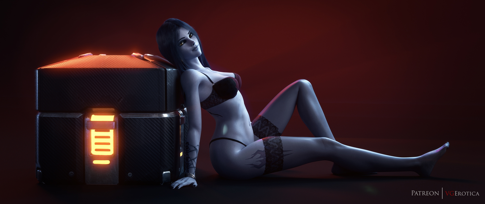 Widow archive 2 Overwatch Widowmaker 3d Porn Nude Naked Natural Boobs Natural Breast Armor Sensual Sexy 7