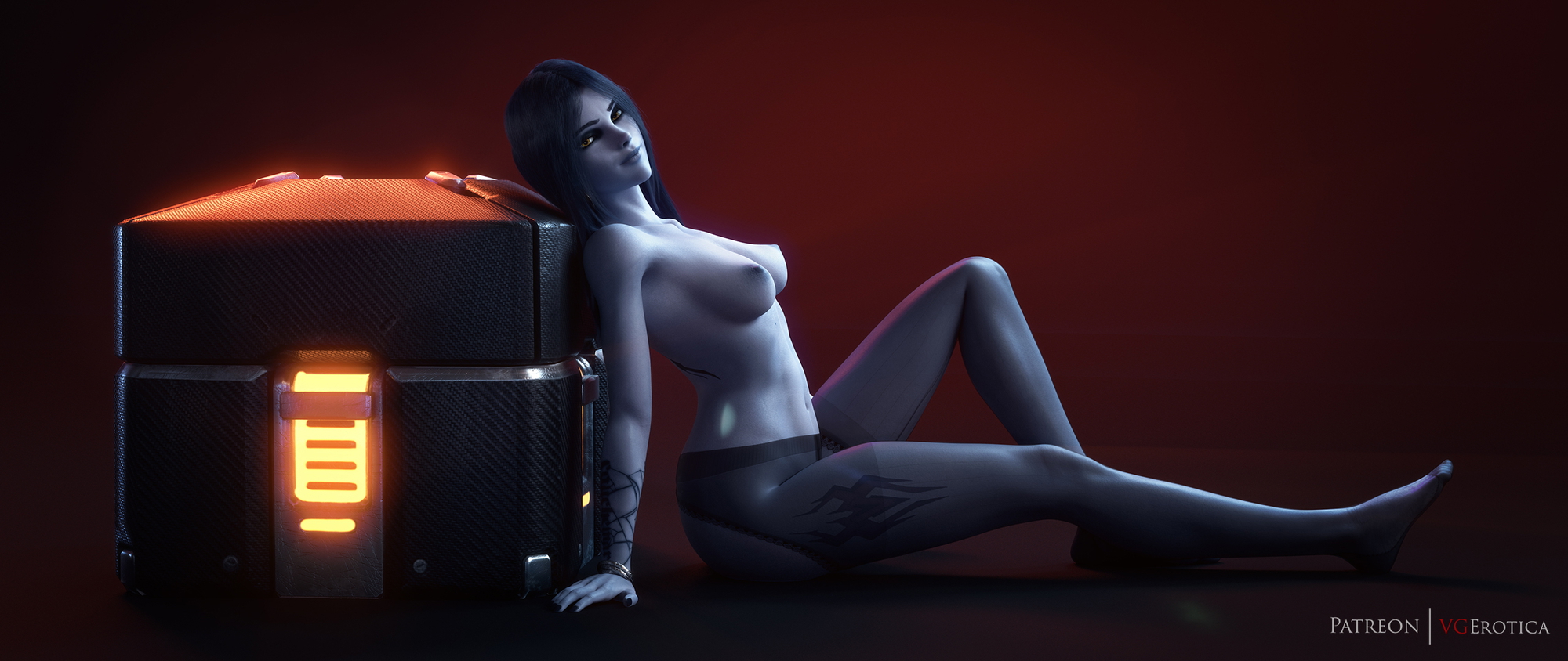 Widow archive 2 Overwatch Widowmaker 3d Porn Nude Naked Natural Boobs Natural Breast Armor Sensual Sexy 11
