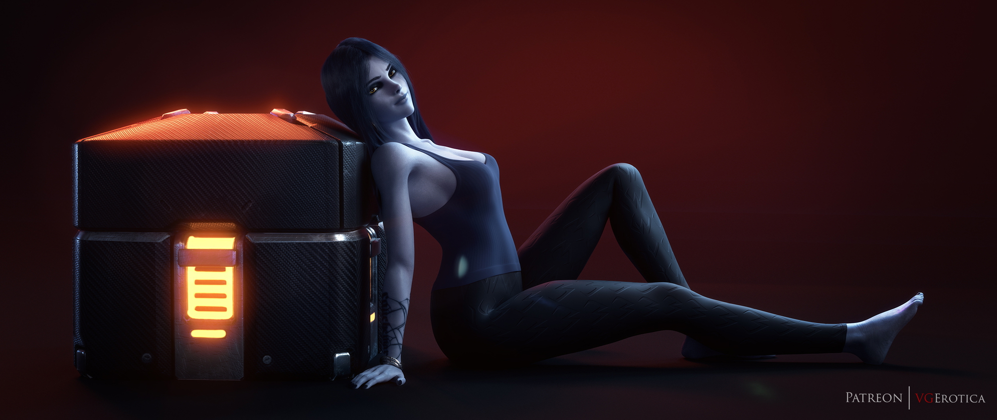 Widow archive 2 Overwatch Widowmaker 3d Porn Nude Naked Natural Boobs Natural Breast Armor Sensual Sexy 12