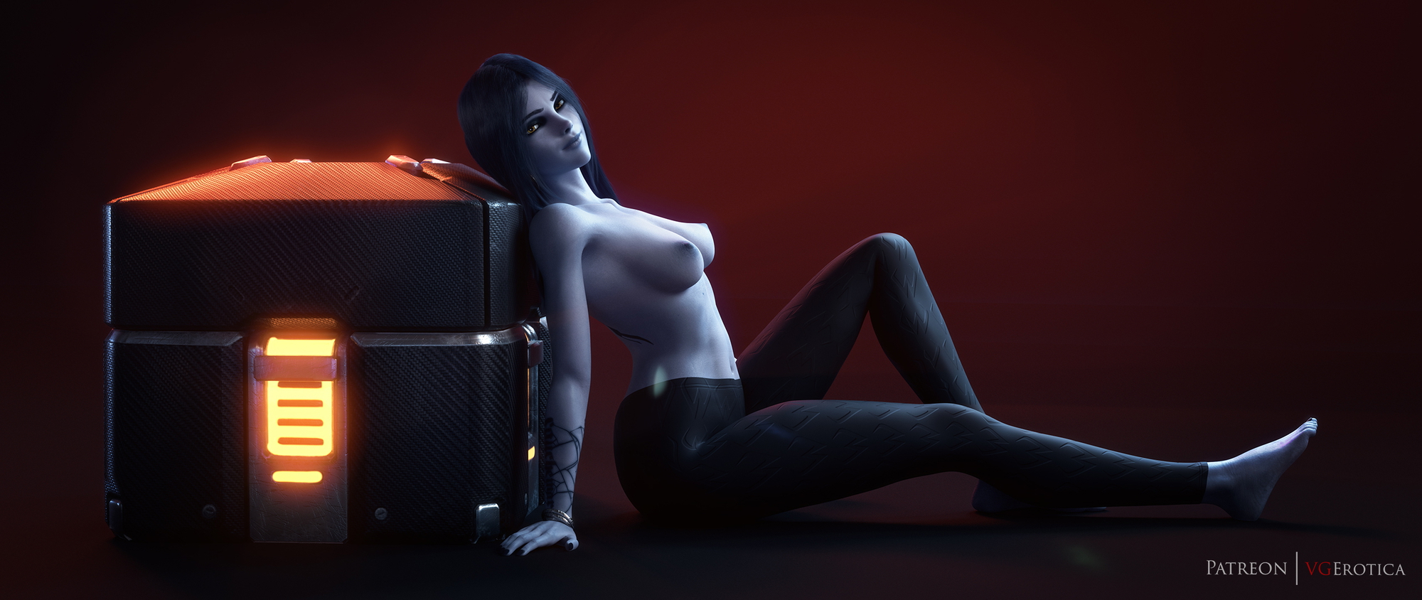 Widow archive 2 Overwatch Widowmaker 3d Porn Nude Naked Natural Boobs Natural Breast Armor Sensual Sexy 13