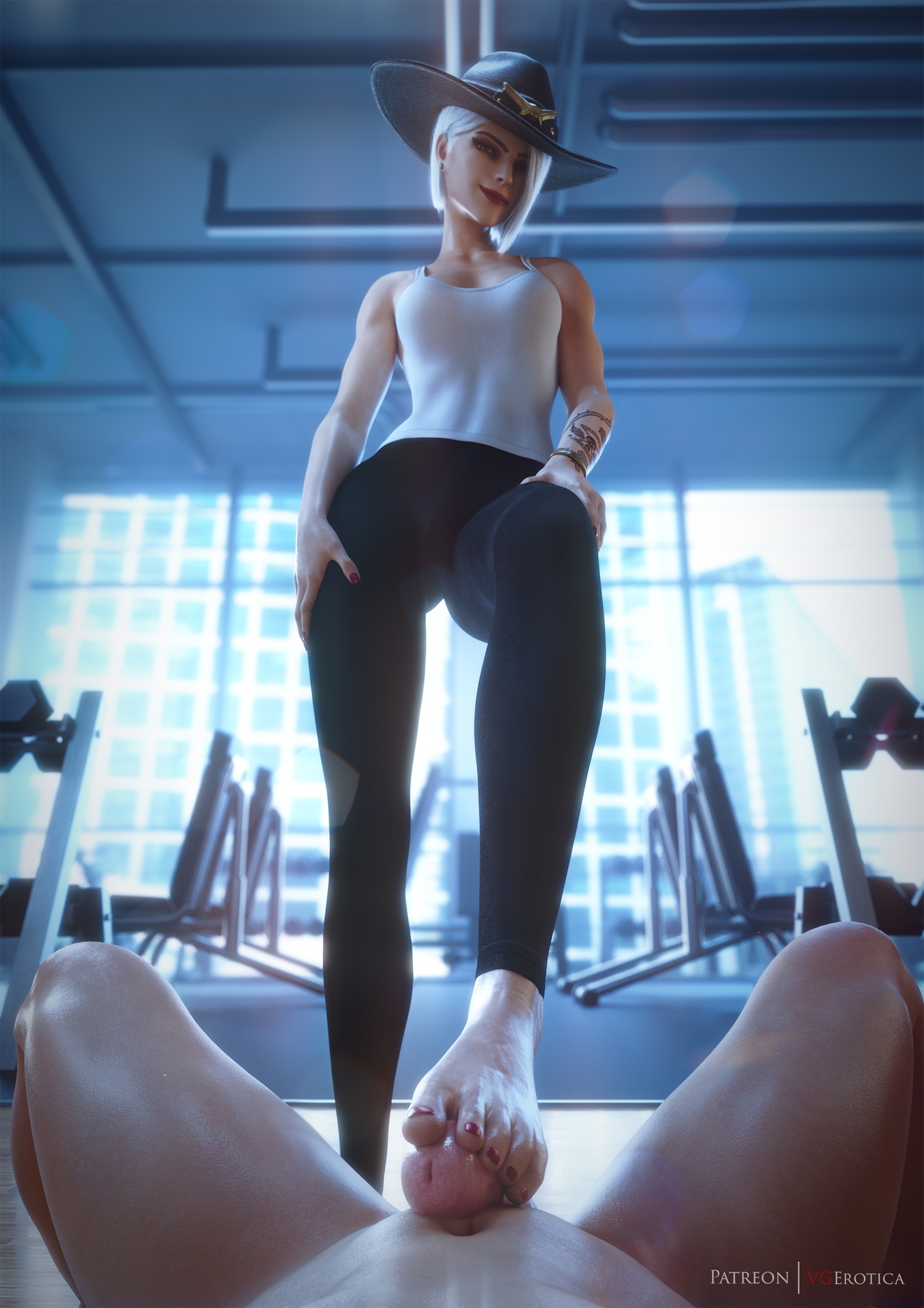 Ashe dominate you Overwatch Ashe 3d Porn Nude Pink Pussy Natural Boobs Natural Tits Natural Breast Dominatrix Domination Bdsm Nylon Feet Barefoot Footjob Nail Polish 9