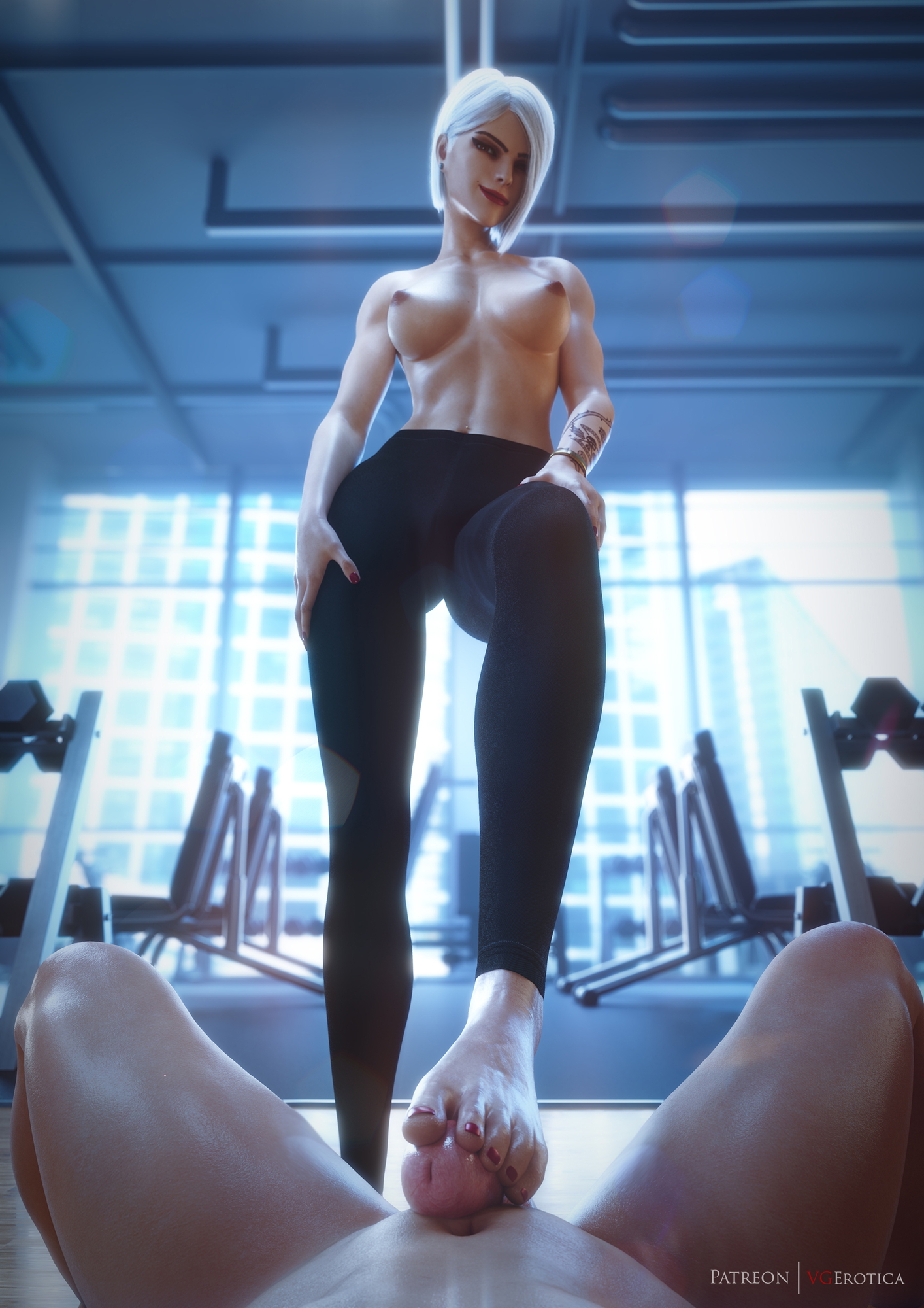 Ashe dominate you Overwatch Ashe 3d Porn Nude Pink Pussy Natural Boobs Natural Tits Natural Breast Dominatrix Domination Bdsm Nylon Feet Barefoot Footjob Nail Polish 10