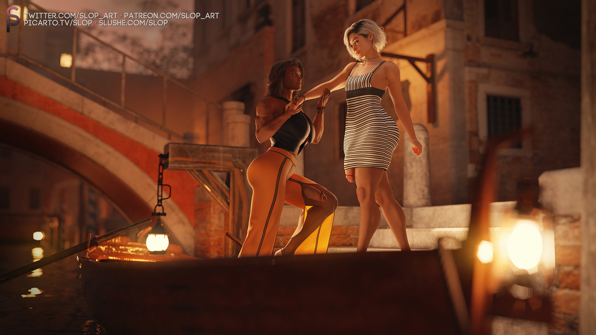 One Evening In Venice  Futanari Femboy 8