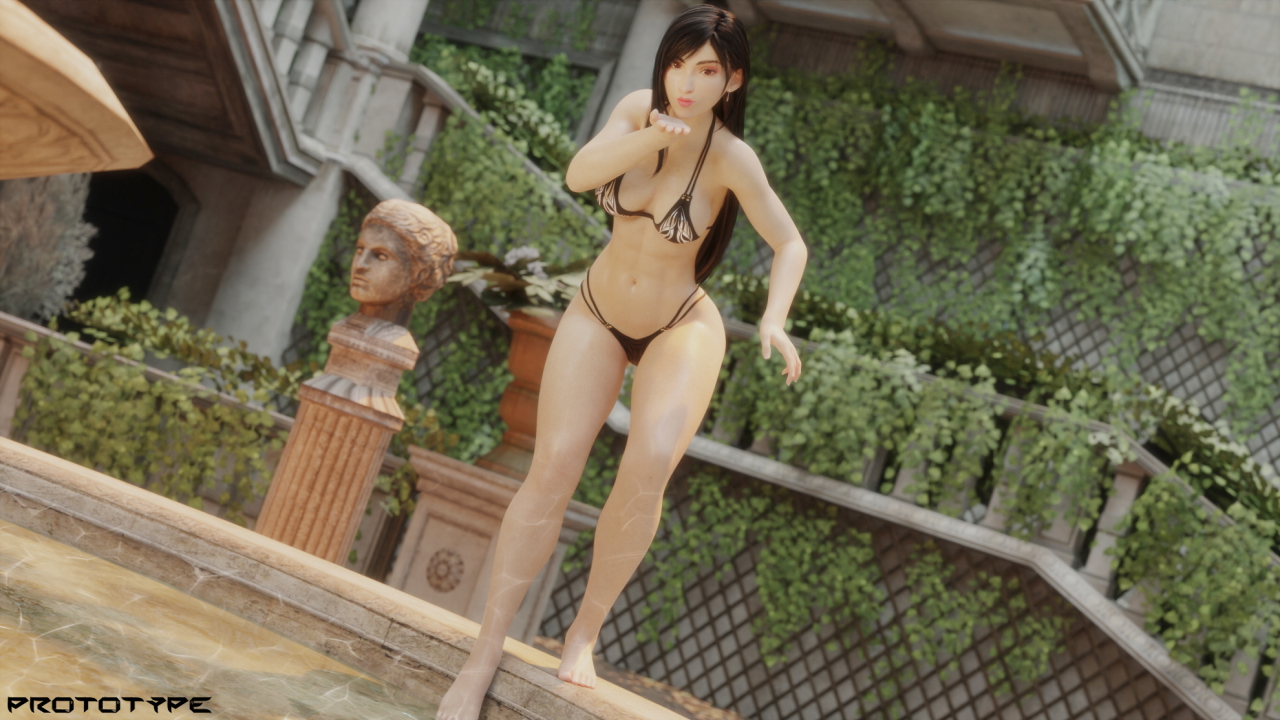 Tifa Kiss <3 Tifa Lockhart Final Fantasy 