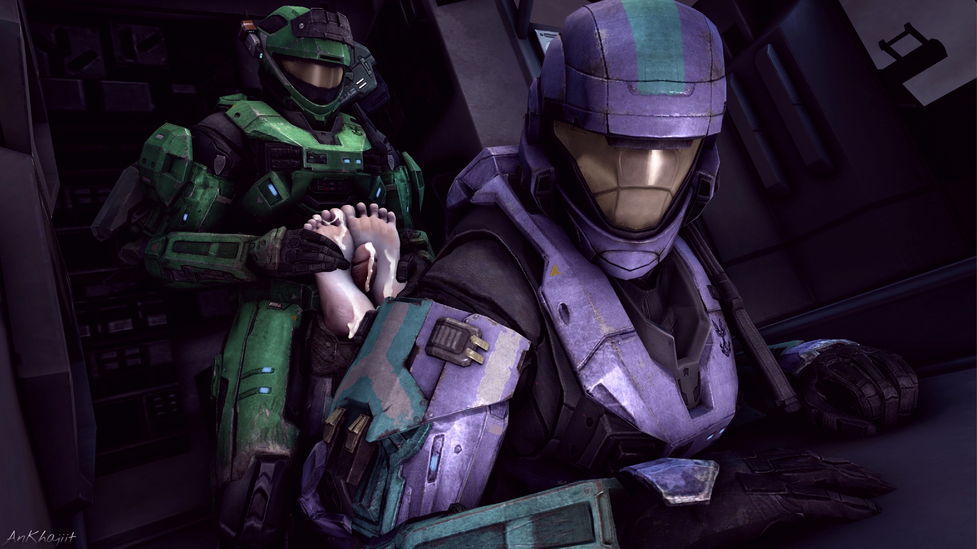 [AnKhajiit] Kylie's Footbang Bukkakke Halo Spartan Feet Barefoot Fetish Ass Cum Cum Inside Sfm Nsfw Source Filmmaker Cumshot Cum In Mouth Blowjob Sucking Cock Footjob Feetjob Cum Covered Cum On Feet Gangbang