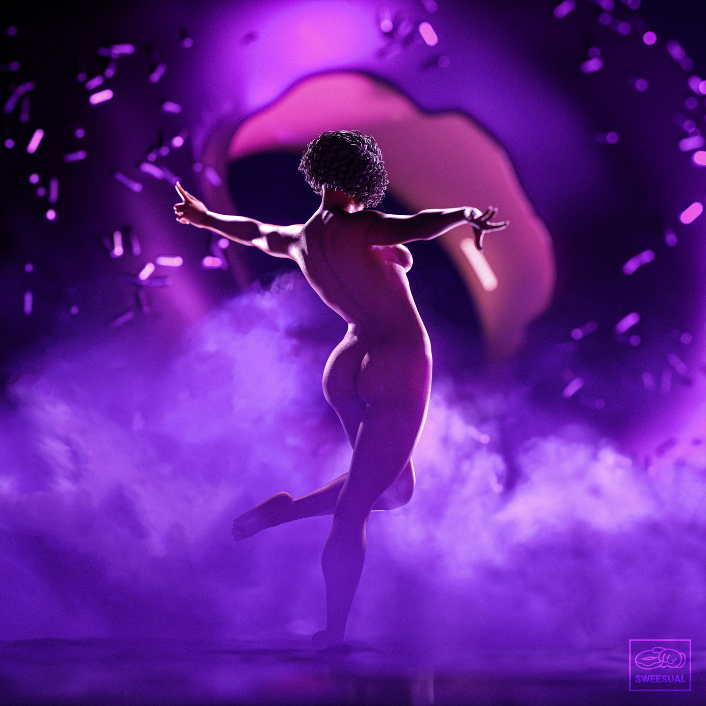 I DAY  3d Girl 3dnsfw Nsfw Pinup Ebony