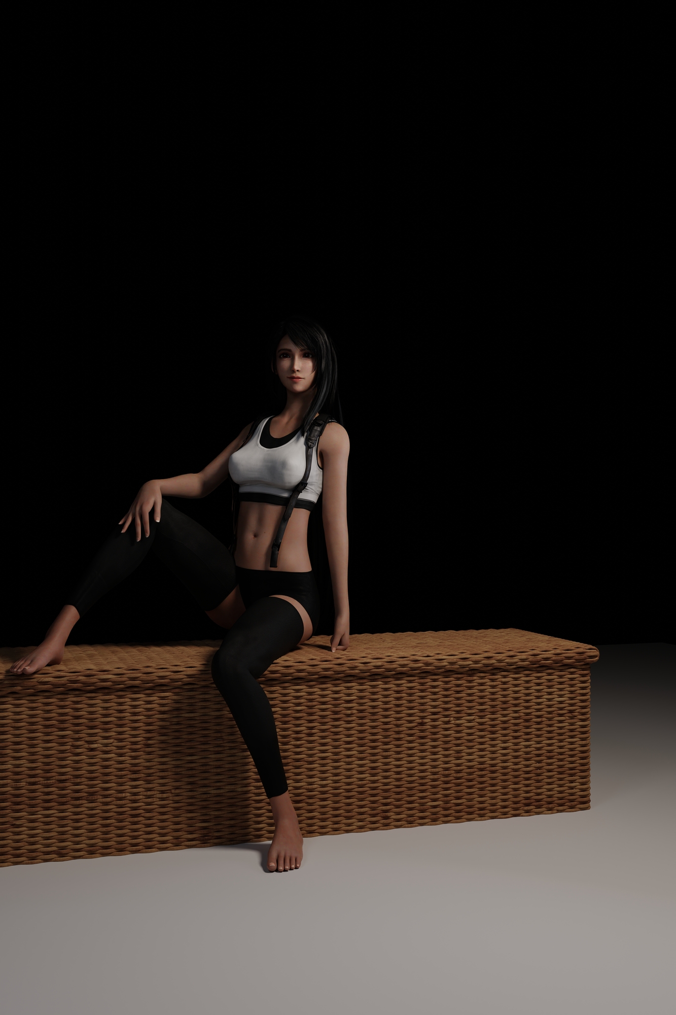 Tifa sitting there Tifa Lockhart Tifa Final Fantasy 3dnsfw