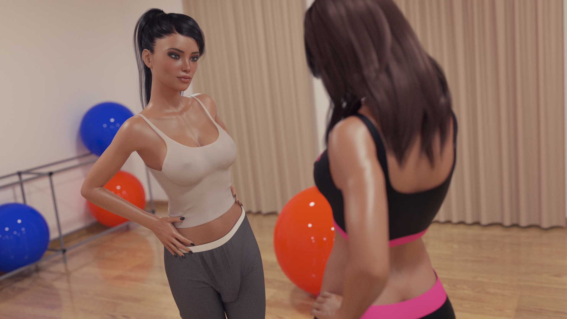 Sexy Gym  3d Porn 3d Girl Videogame Original Character Futanari Futa Big Cock Bwc Gym Workout Oral Sex Undressed Fellatio Blowjob Sucking Cock Cum In Mouth Anal Pussy Pussy Penetration Doggy Style Position 14
