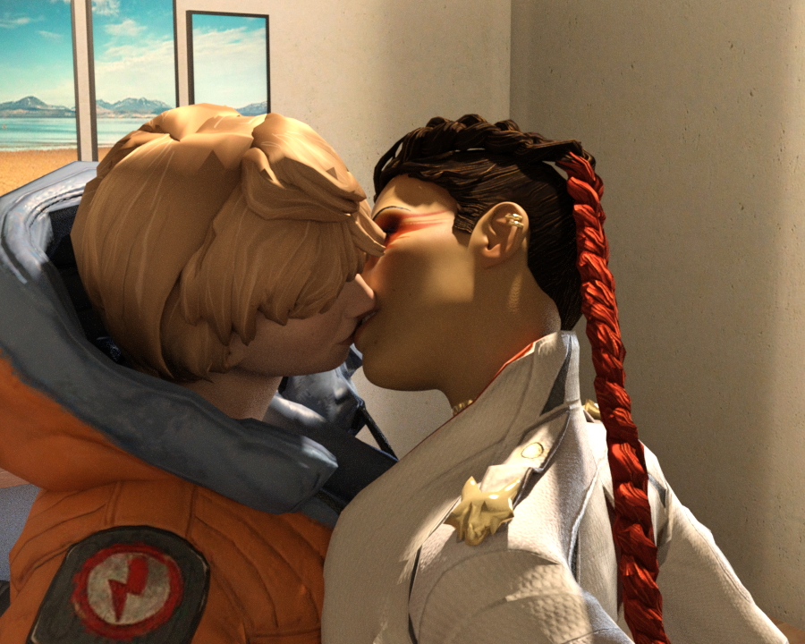 Futa Wattson X Loba Apex Legends Wattson (apex Legends) Loba Futanari Blowjob Cum Cum Inside Cum Covered Cum In Mouth 2