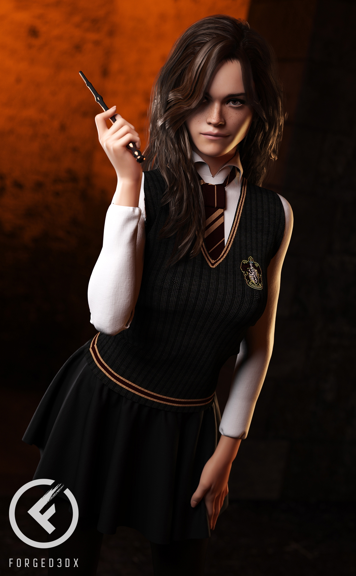 Emma Magical Emma Watson Hermione Granger Harry Potter 3d Porn 3d Girl Videogame Nude Naked Pussy Pink Nipples Natural Boobs Natural Tits Natural Breast Schoolgirl School Uniform