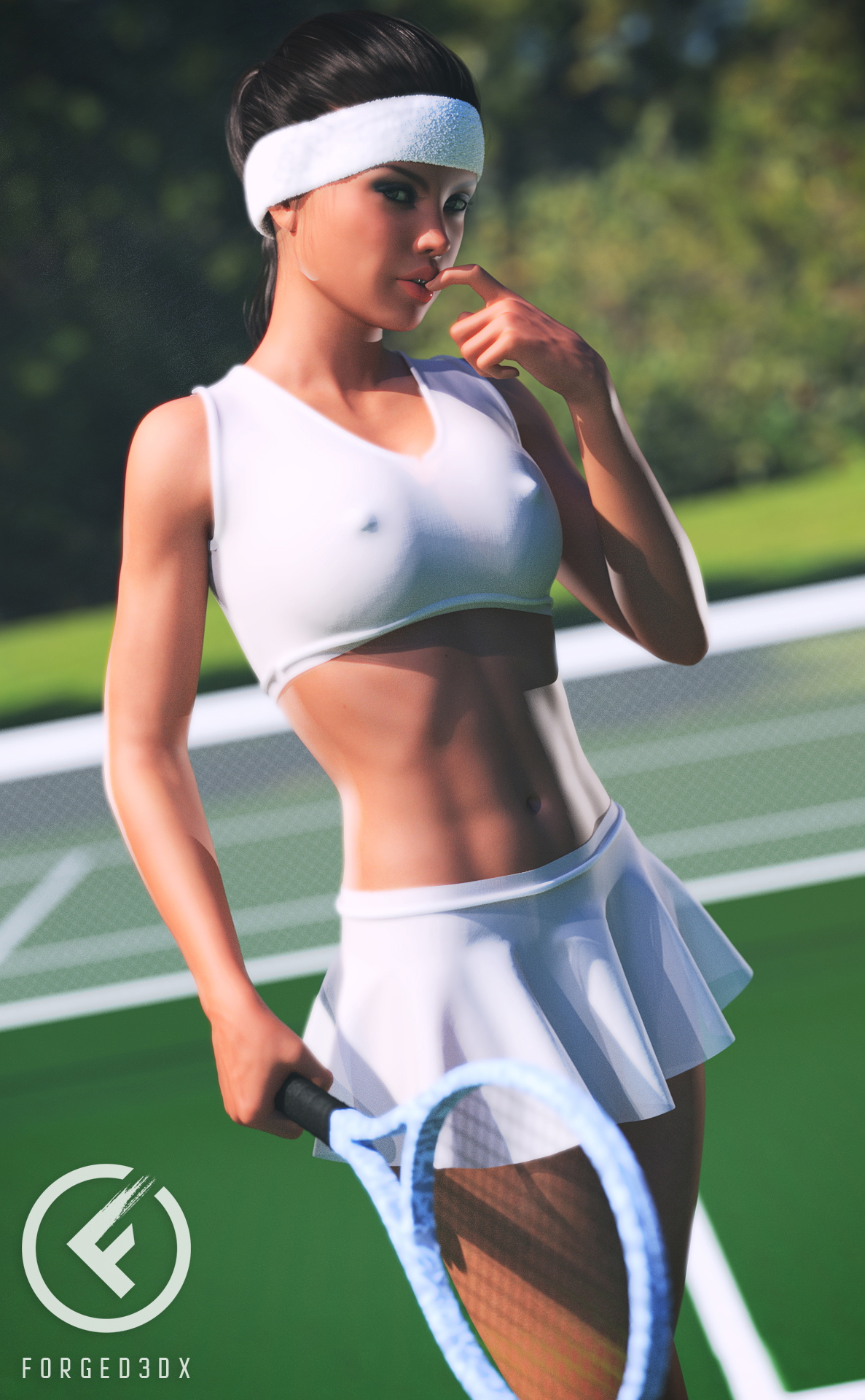 Zara Tennis Zara 3d Porn 3d Girl Videogame Nude Naked Fit Natural Boobs Natural Tits Pink Nipples Pussy Insertion Object Insertion Climax Squirting Masturbating Horny Face