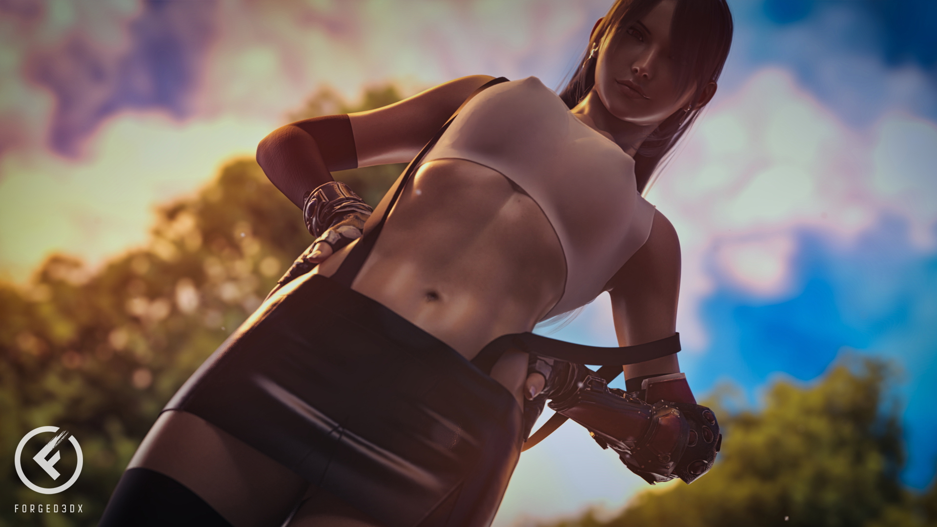 Introducing Tifa Tifa Lockhart Final Fantasy 3d Porn 3d Girl Videogame Nude Naked Fit Natural Boobs Natural Tits Pussy Penetration Pussy Insertion Dildo Masturbating Solo Outdoor 2