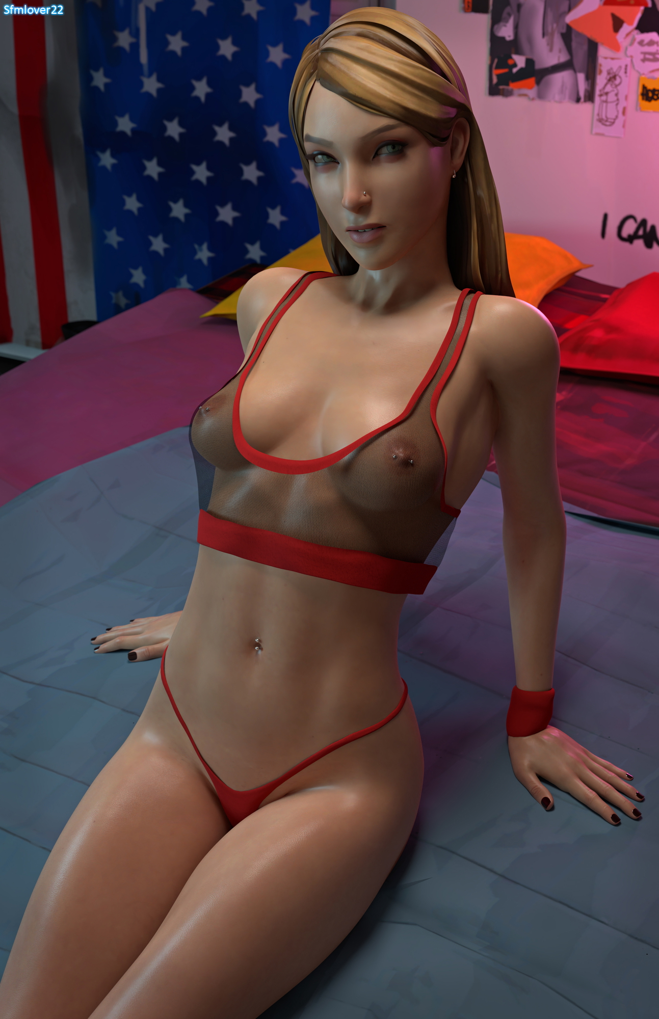 Sexy Rachel Life Is Strange Rachel Amber 3d Porn Nipple Piercing Lingerie Sexy Small Boobs Small Breasts Small Tits Thong