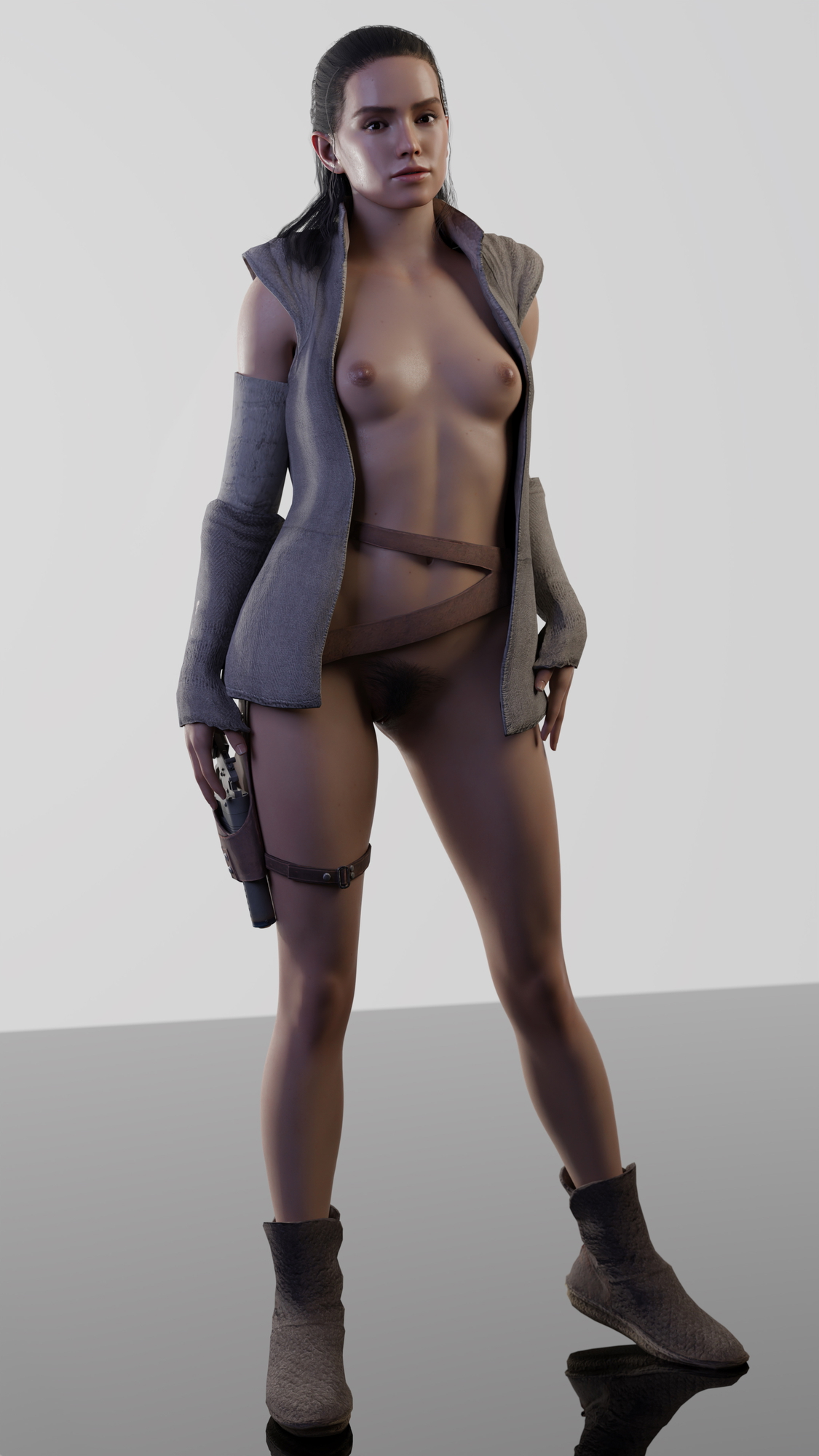 Rey naked Rey Starwars 3d Porn Naked Nude Natural Boobs Natural Tits Natural Breast Pubic Hair Hairy Pussy