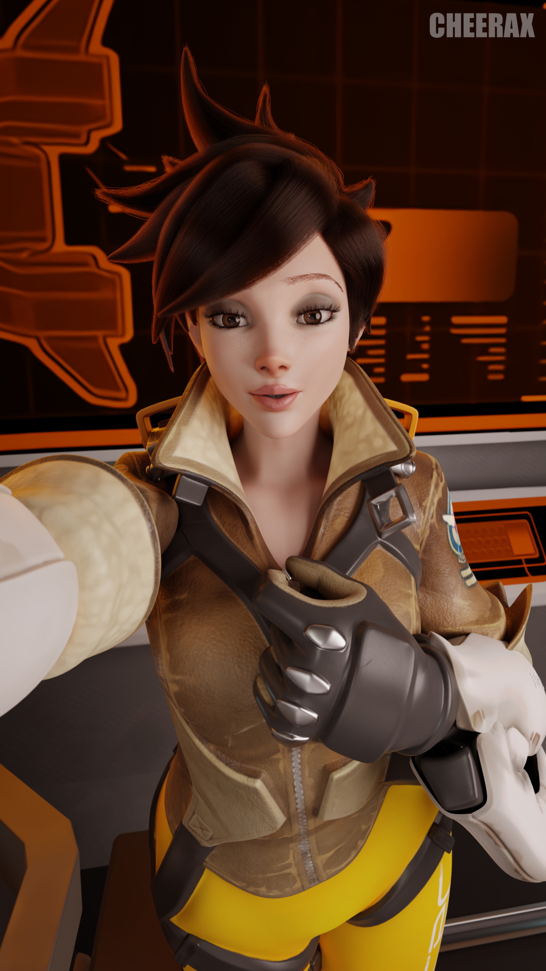 Tracer Selfie Tracer Overwatch Breasts 2