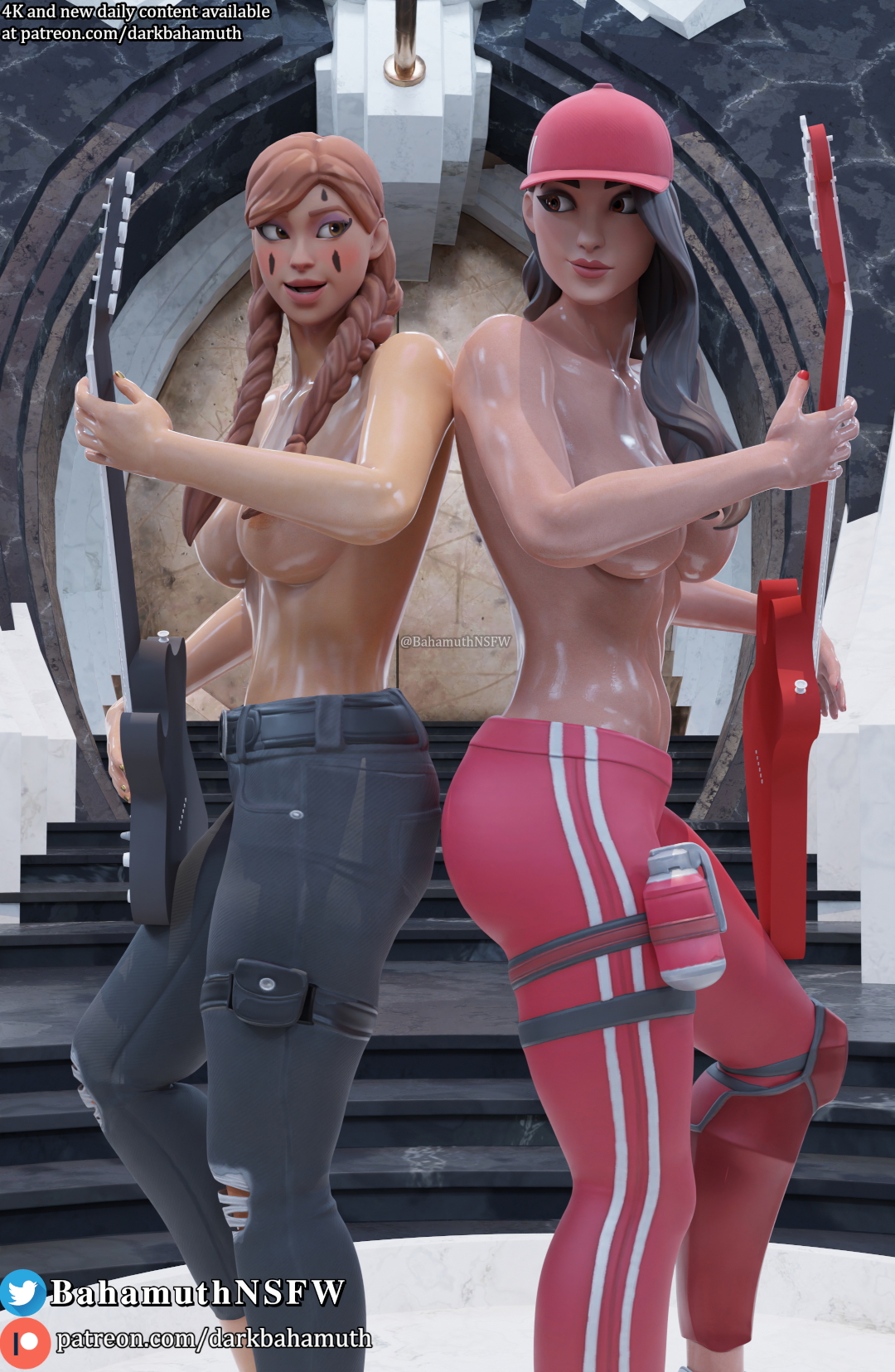 Aura and Ruby || Commission! Ruby (Fortnite) Aura (fortnite) Fortnite 