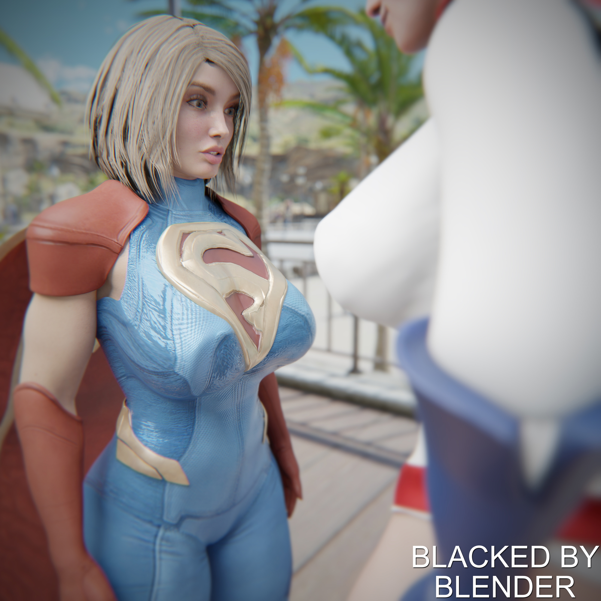 Power Tiddy Comparison Power Girl Supergirl  3