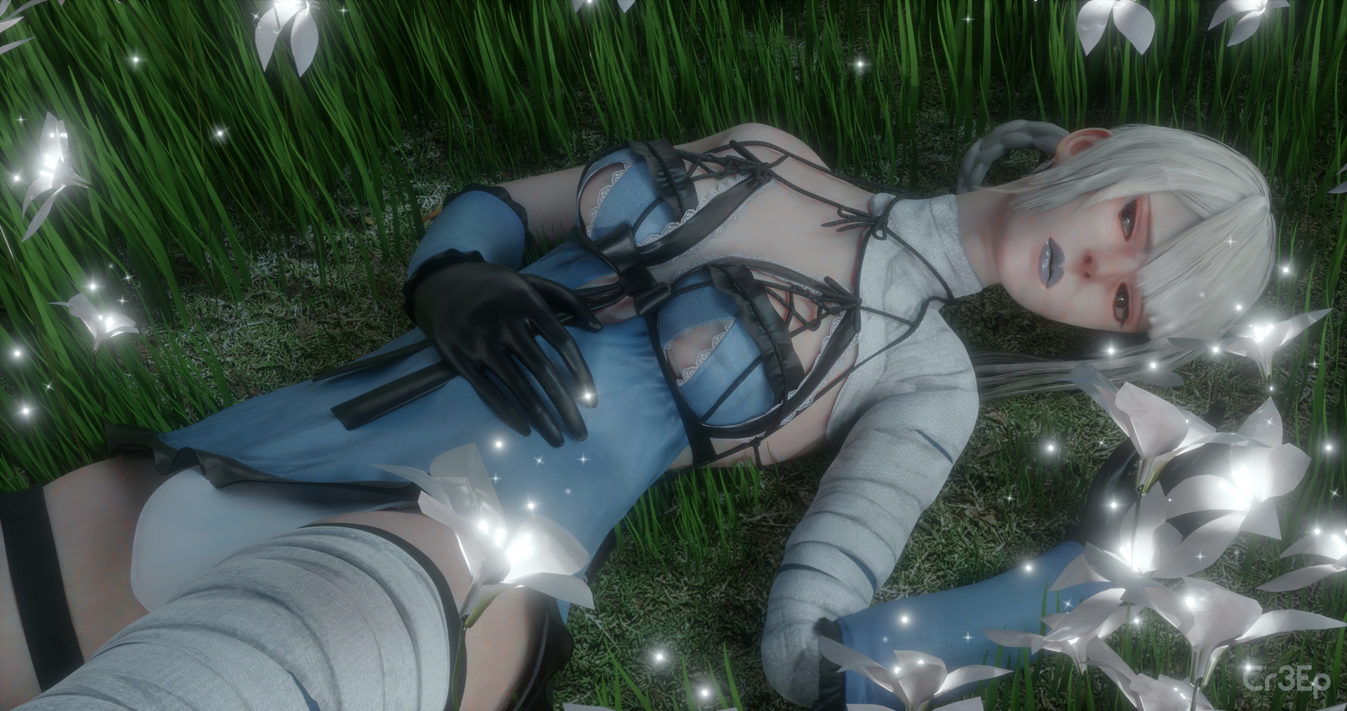 Kainé pinup Kaine (nier Replicant) Nier Replicant Futanari Pinup