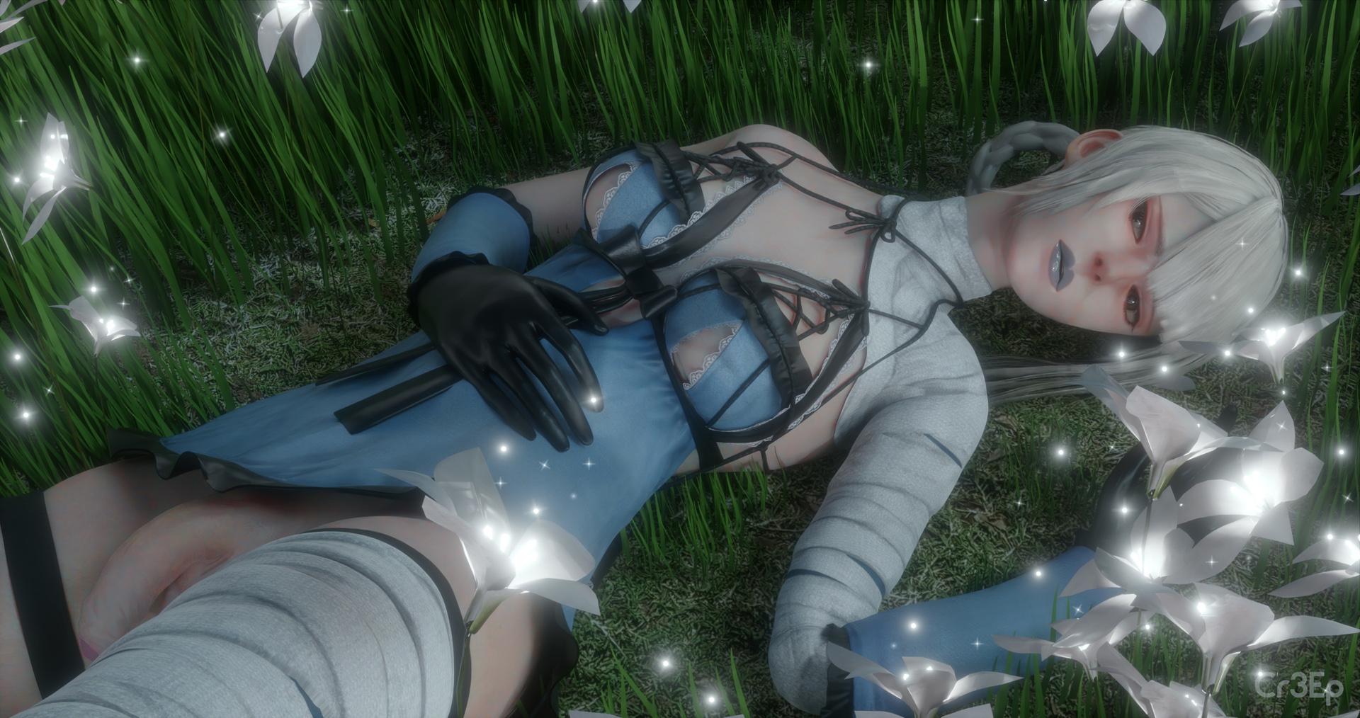 Kainé pinup Kaine (nier Replicant) Nier Replicant Futanari Pinup 3