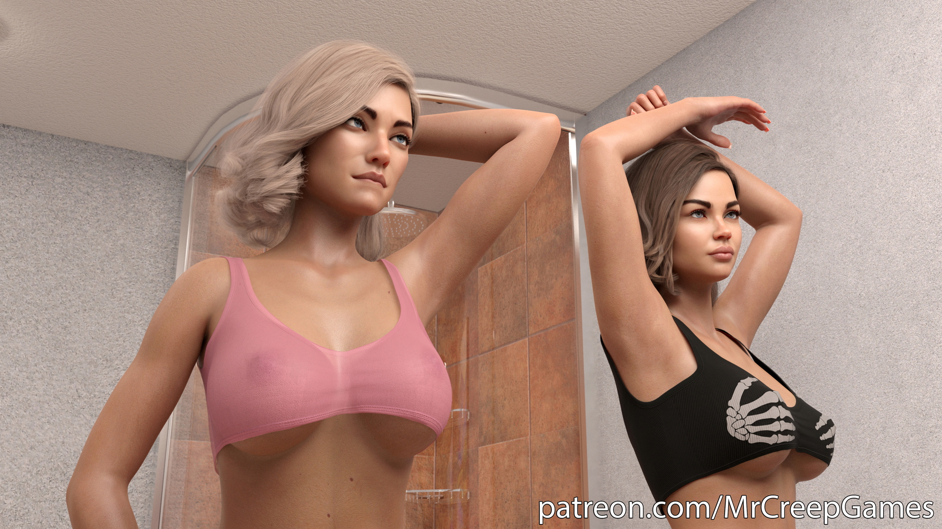 Tonight's Double Order (2)  3d Porn 3d Girl Nsfw 3dnsfw Sexy Hot Nude Big boobs Pinup Pose Cute Teen