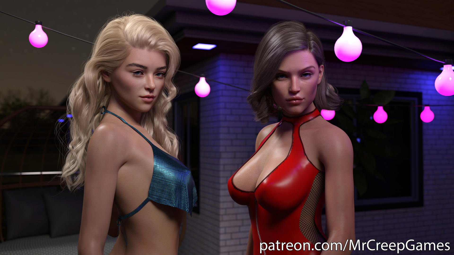 Concept Render #3 (For my first Visual Novel)  3d Porn 3d Girl Nsfw 3dnsfw Sexy Hot Nude Big boobs Pinup Pose Cute Teen