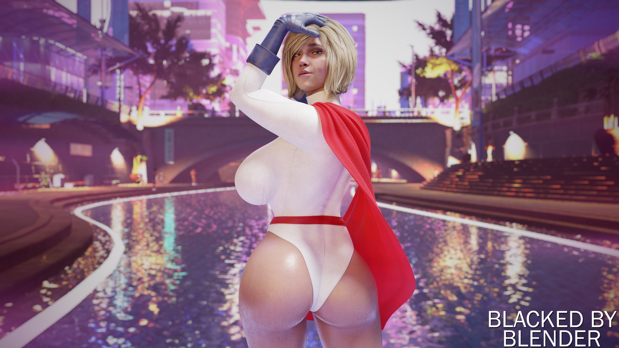 Power Girl Portrait Set Power Girl Dc Comics 