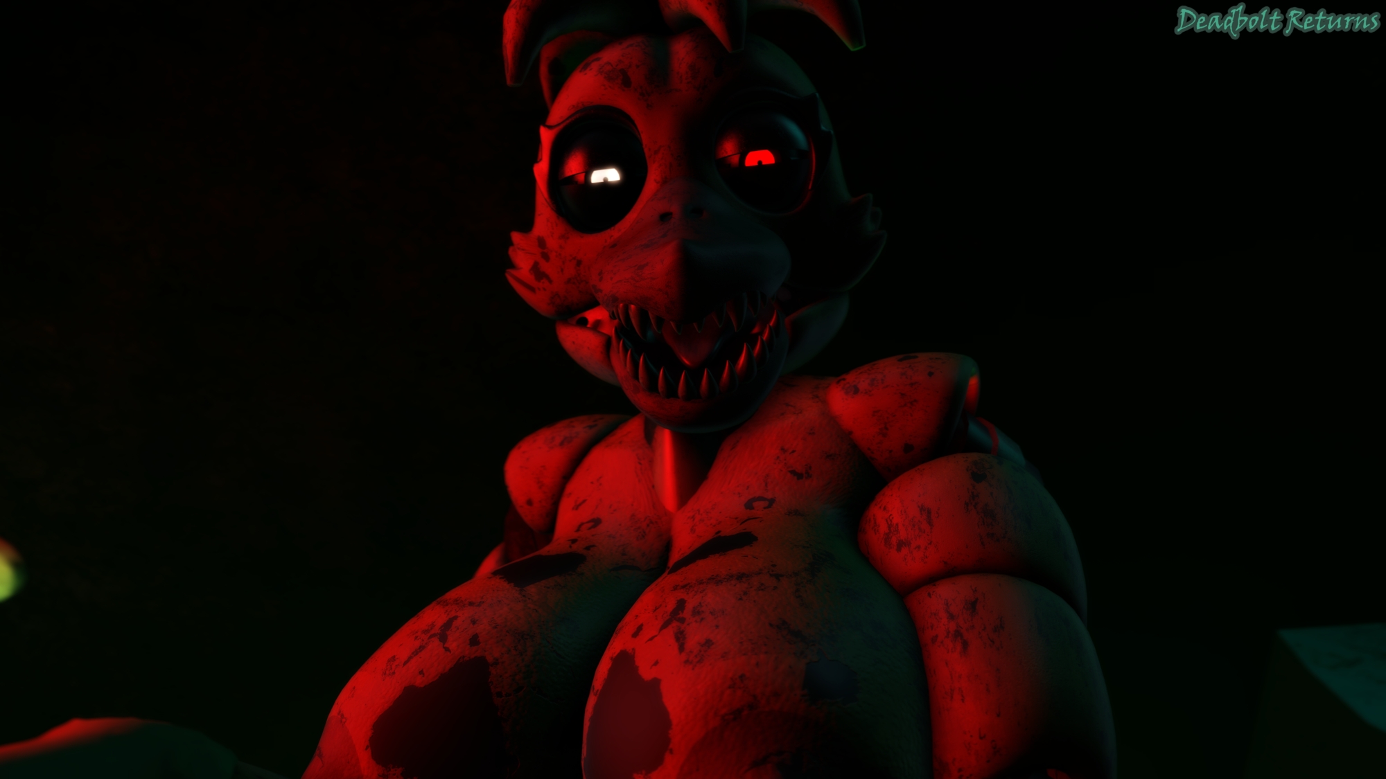 Nightmare Chica Pounces Nightmare Chica Chica (fivenightsatfreddys) Chica Five Nights At Freddys Fnaf Rule34 Rule 34 Sfm Source Filmmaker 3d Porn 3dnsfw 2