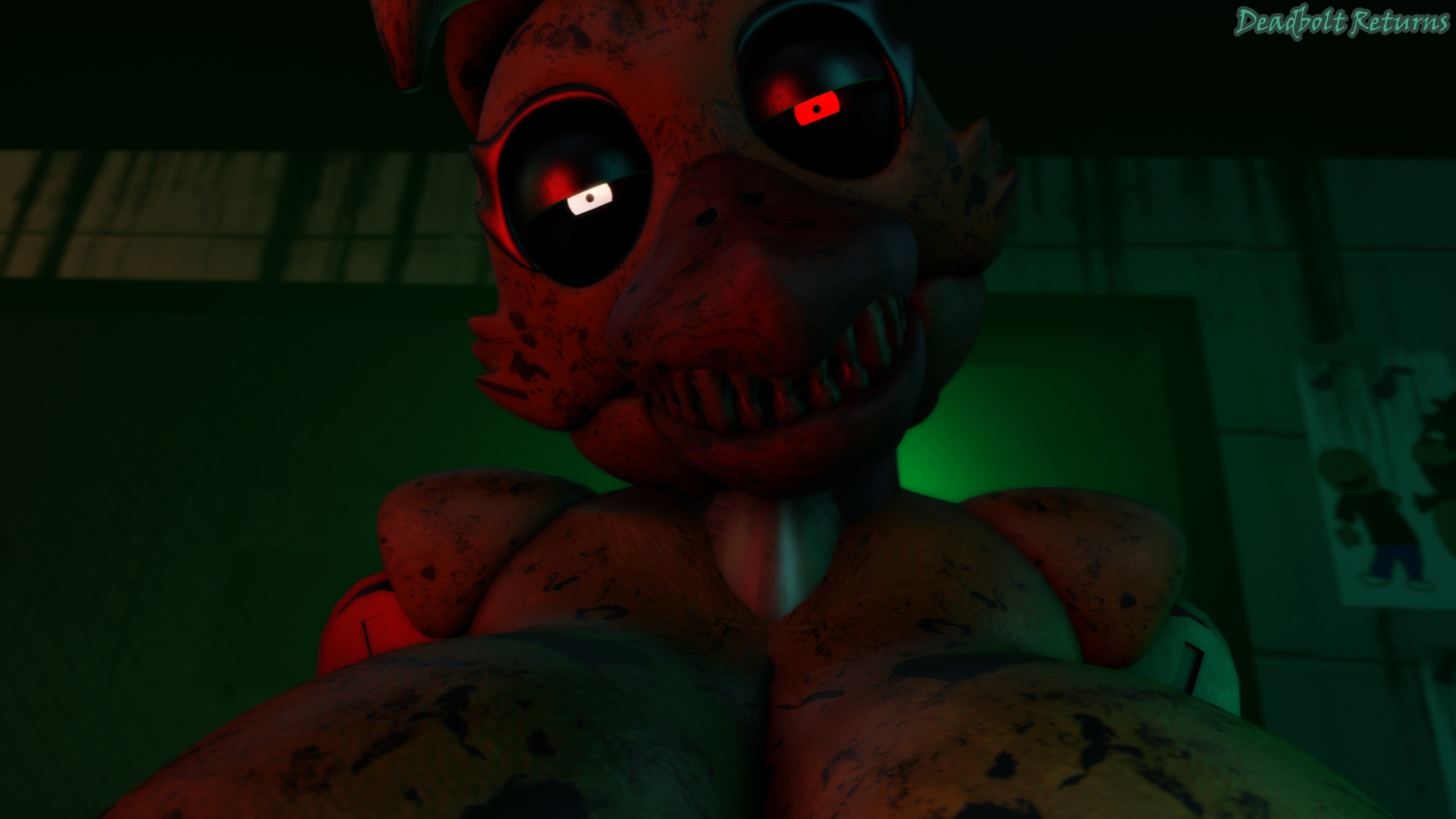 Nightmare Chica Pounces Nightmare Chica Chica (fivenightsatfreddys) Chica Five Nights At Freddys Fnaf Rule34 Rule 34 Sfm Source Filmmaker 3d Porn 3dnsfw 5