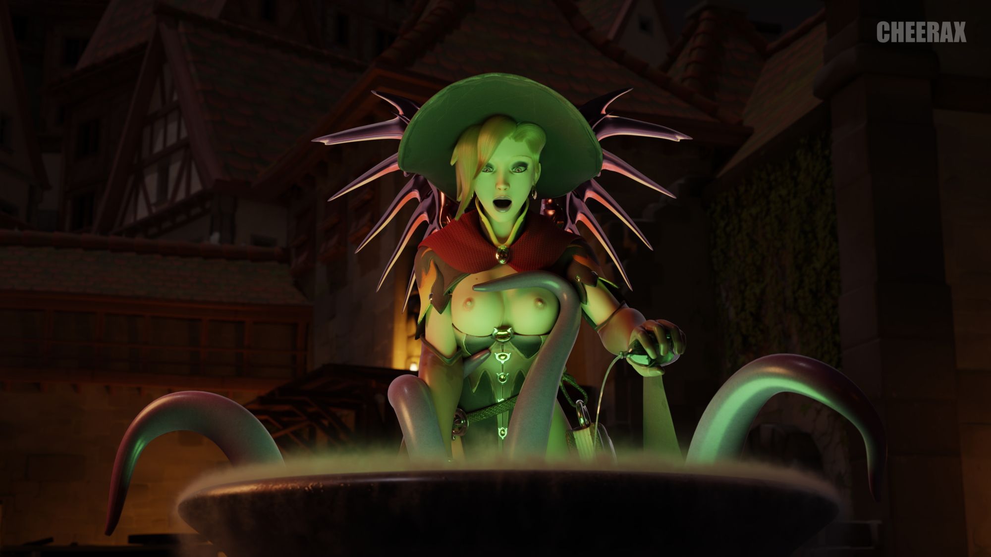 Witch Mercy Brewing Mercy Overwatch Halloween