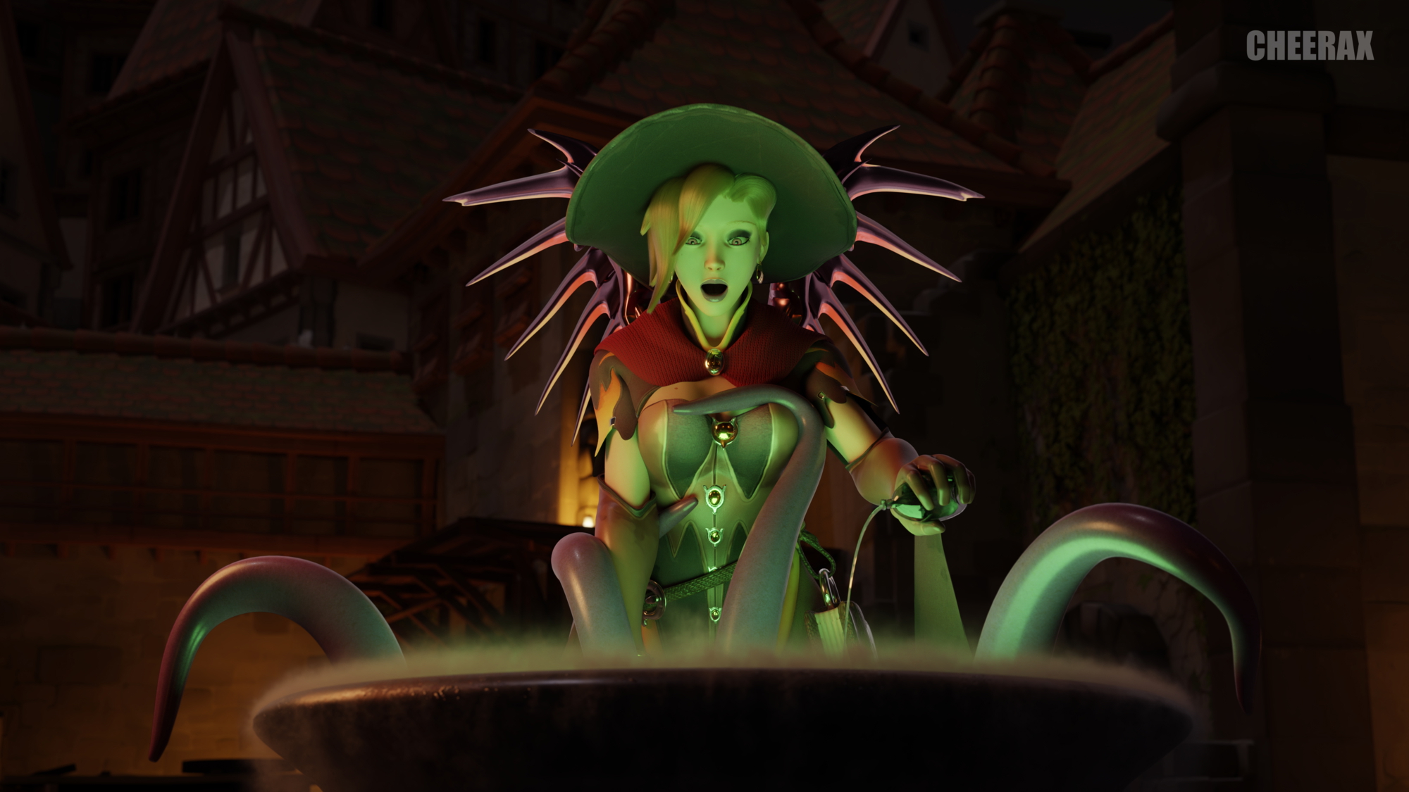 Witch Mercy Brewing Mercy Overwatch Halloween 2
