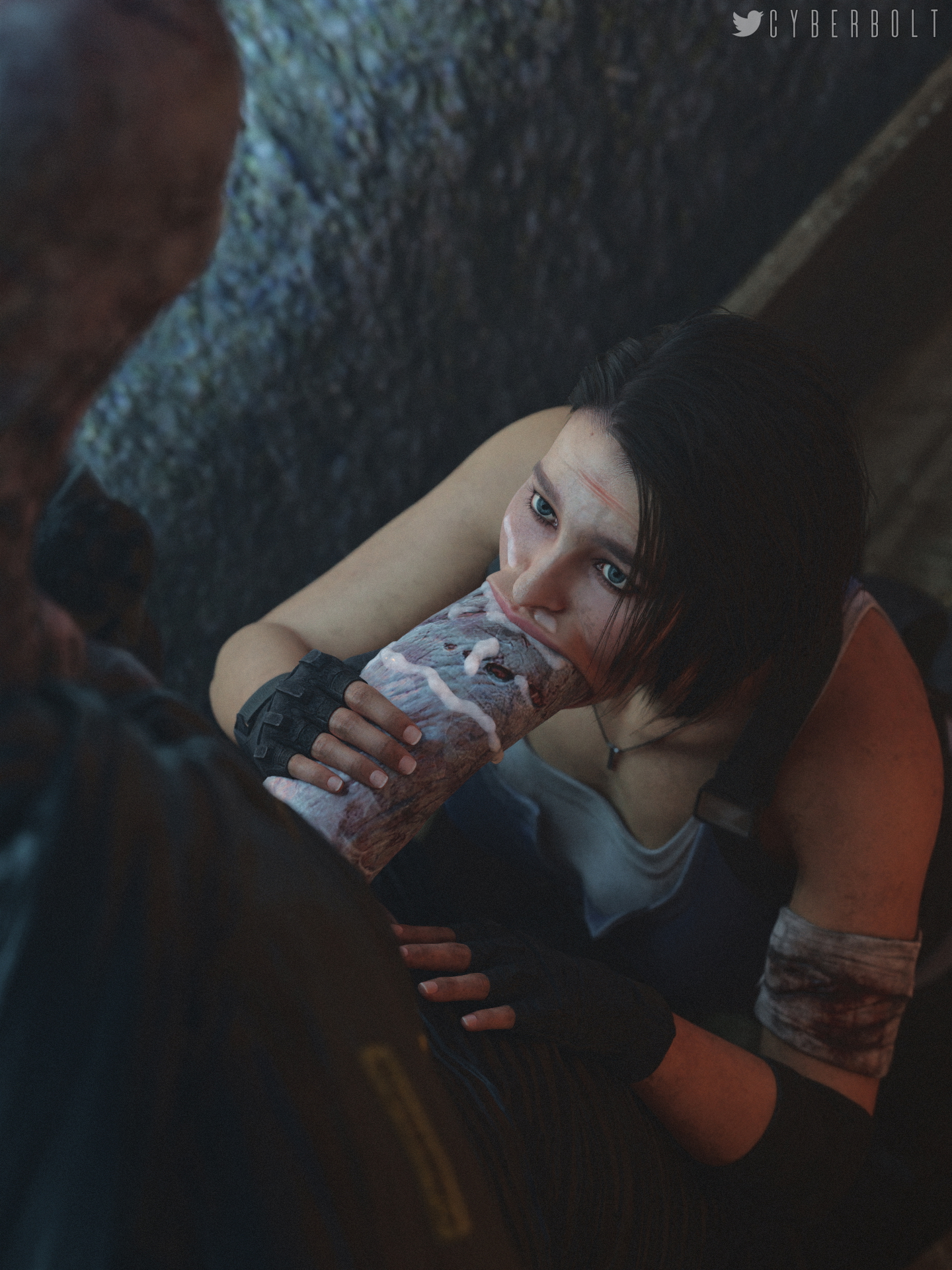 Jill & Nemesis Celebrate Halloween 2021 Resident Evil Resident Evil 3 Remake Jill Valentine Nemesis Halloween Blowjob Cumshot Big Cock 3