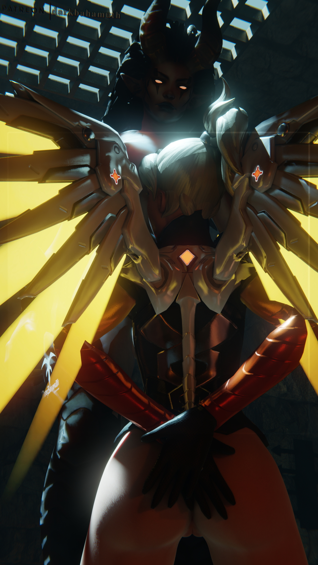 Mercy x Succubus 2 Overwatch Mercy Futanari Succubus