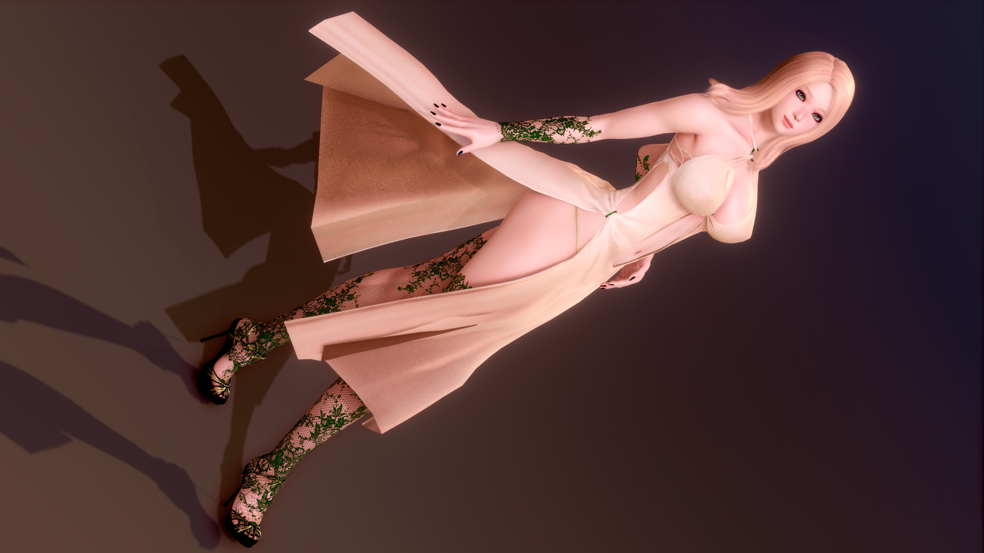 KoroKami's honey part 2 Original 3d Porn 3d Girl Nsfw Videogame Horny Sexy Half Naked Long Legs 2
