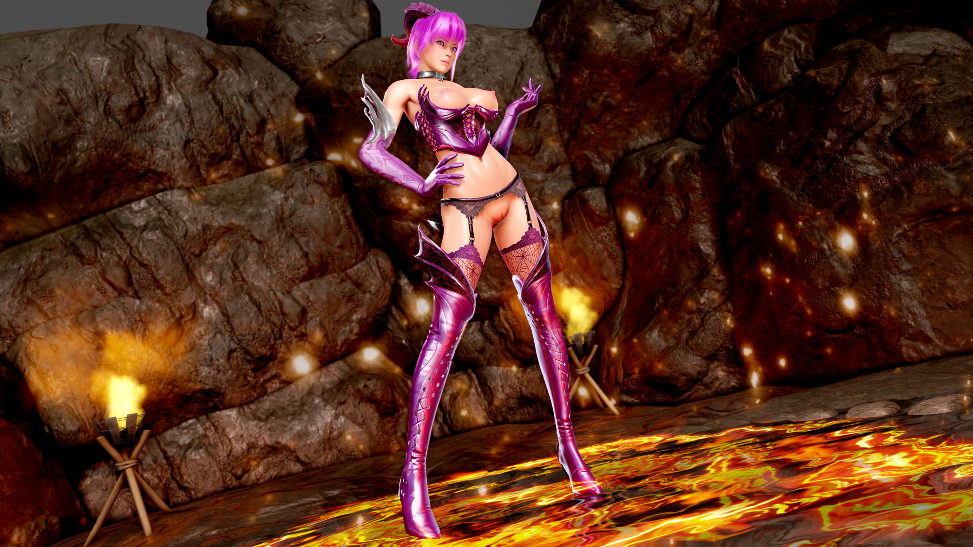 Sexy of Aya Ayane Dead Or Alive 3d Porn 3d Girl Nsfw Videogame Nude Naked Glory hole Cum Covered Cum In Face Sexy 2