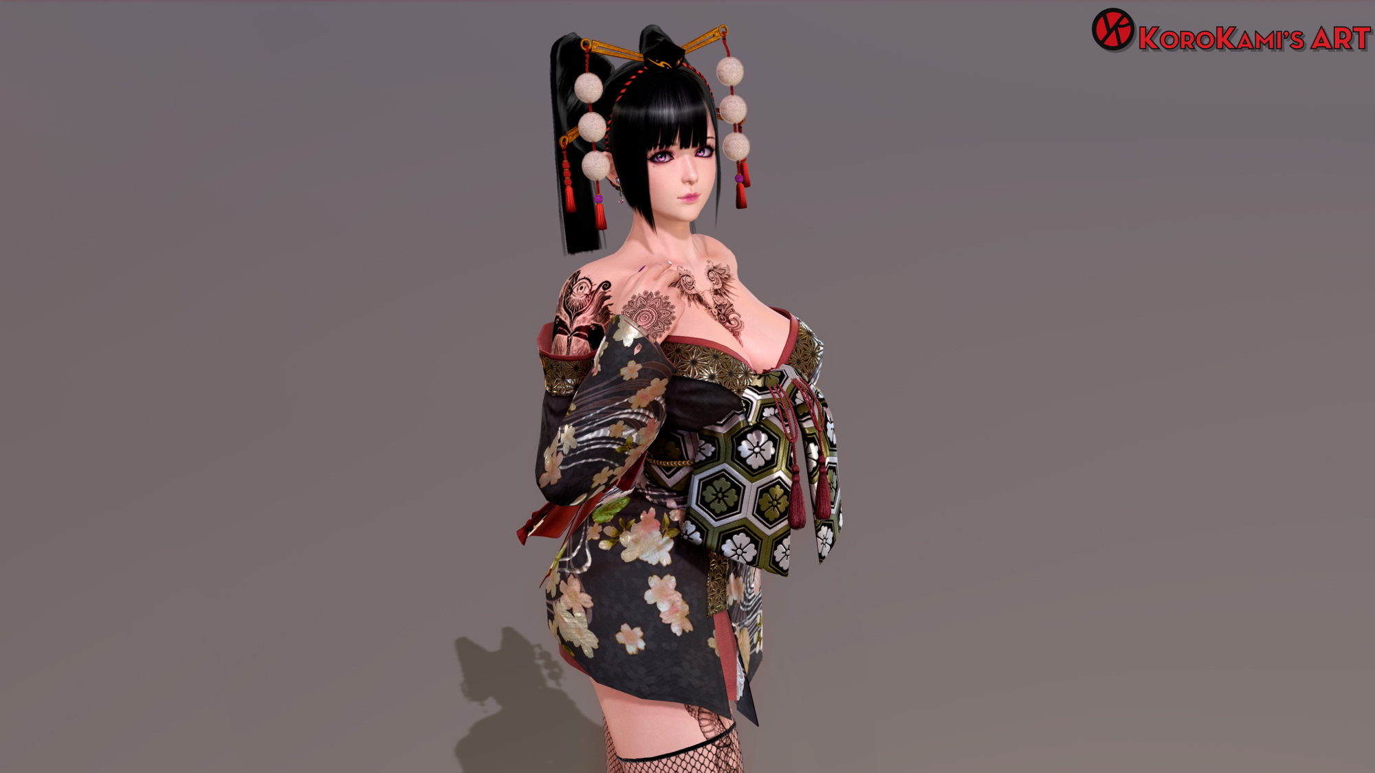 KoroKami's honey part 6 Dead Or Alive Original 3d Porn 3d Girl Nsfw Videogame Nude Naked Natural Boobs Natural Tits Pink Nipples Topless 2