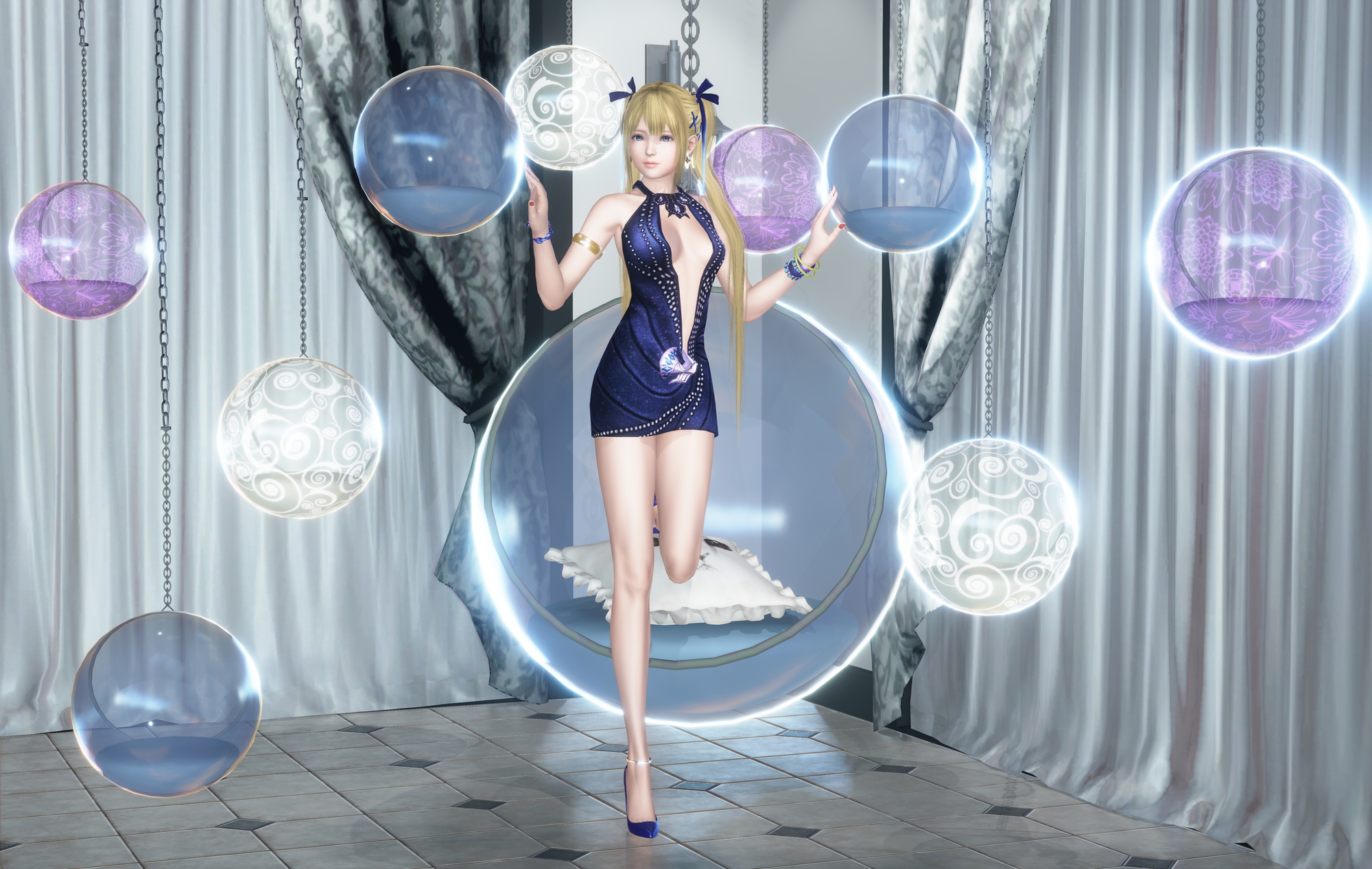 Bubbles Marie Rose Dead Or Alive 3d Porn 3d Girl Nsfw Videogame Pink Nipples Nude Naked Small Boobs Small Breasts Shaved Pussy High Heels 2