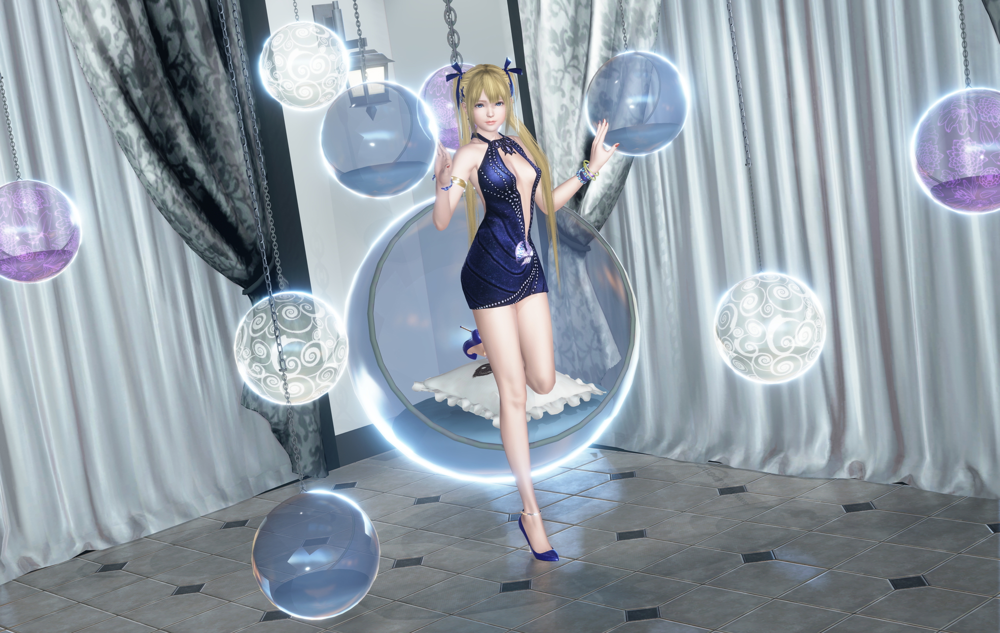 Bubbles Marie Rose Dead Or Alive 3d Porn 3d Girl Nsfw Videogame Pink Nipples Nude Naked Small Boobs Small Breasts Shaved Pussy High Heels 3
