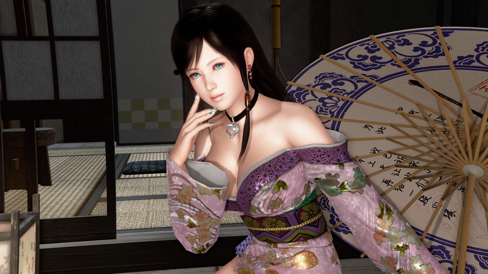 夏の夜 / Summer Night Dead Or Alive Kokoro 3d Porn 3d Girl Nsfw Videogame Nude Pink Nipples Big Tits Half Naked Japanese 2