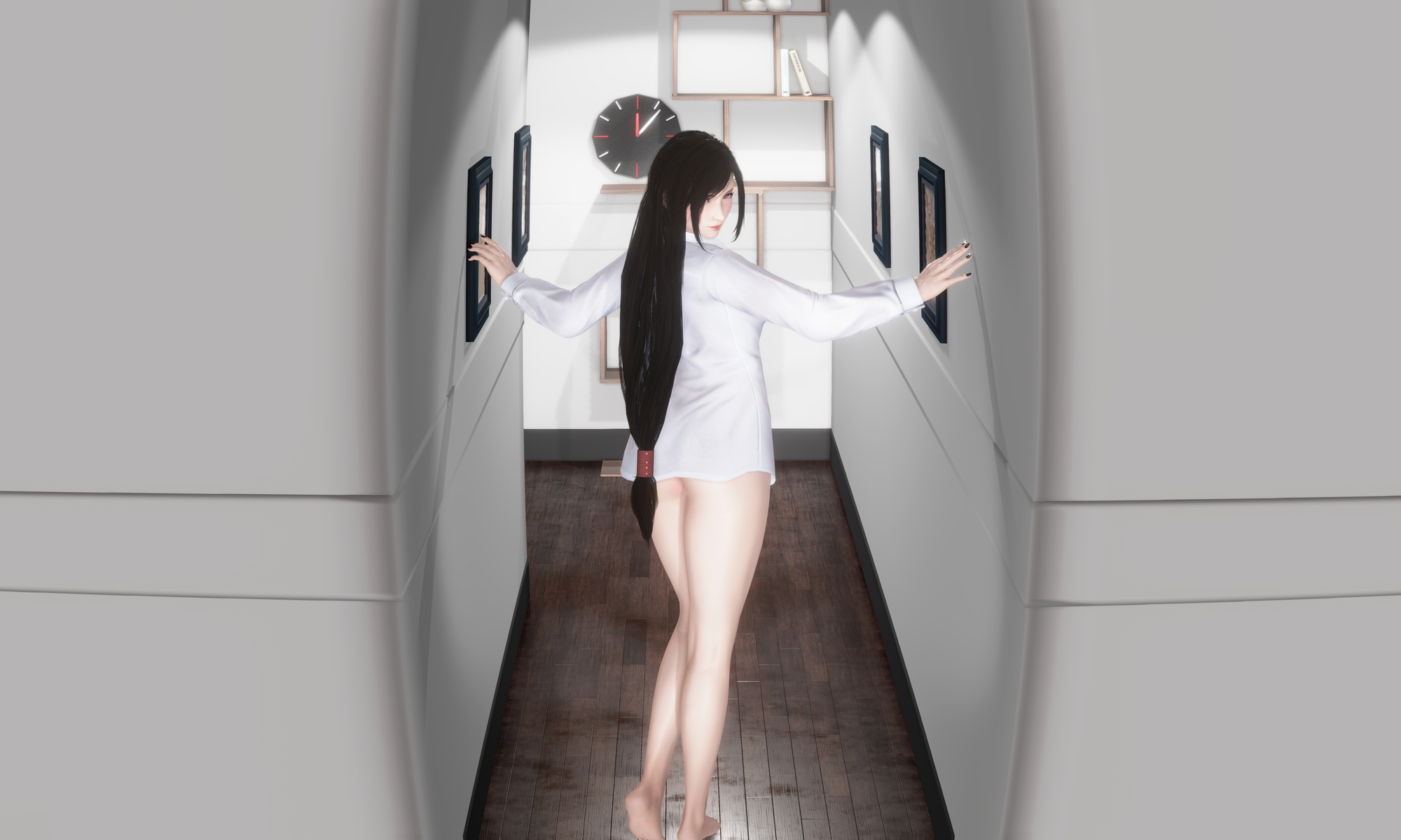 小さな通路 / Small Passage Final Fantasy Tifa Lockhart 3d Porn 3d Girl Nsfw Videogame Nude Naked Booty Back View 2