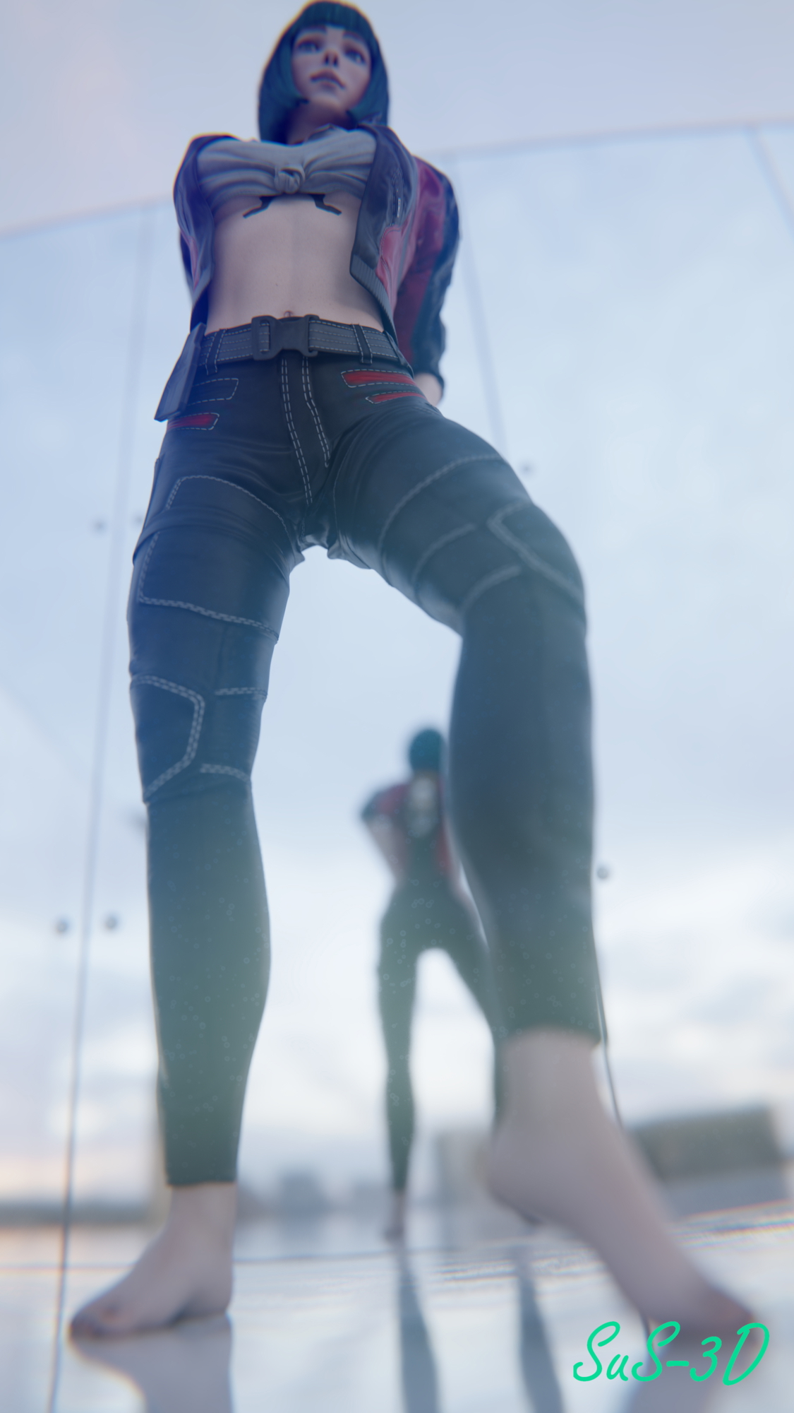 Ela Pin-up [01] Ela (rainbow Six Siege) Ela Bosak Pinup Feet Long Legs 6