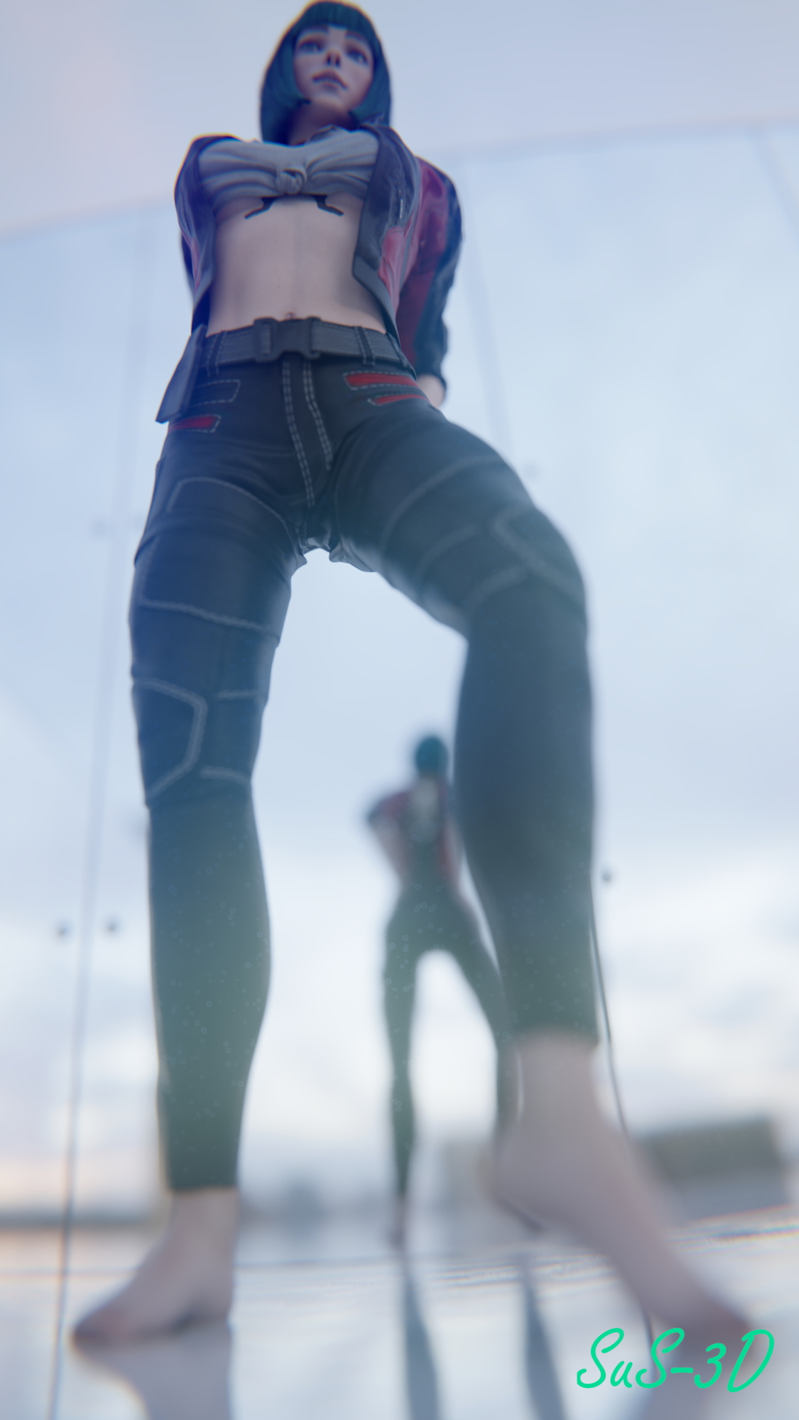 Ela Pin-up [01] Ela (rainbow Six Siege) Ela Bosak Pinup Feet Long Legs 7