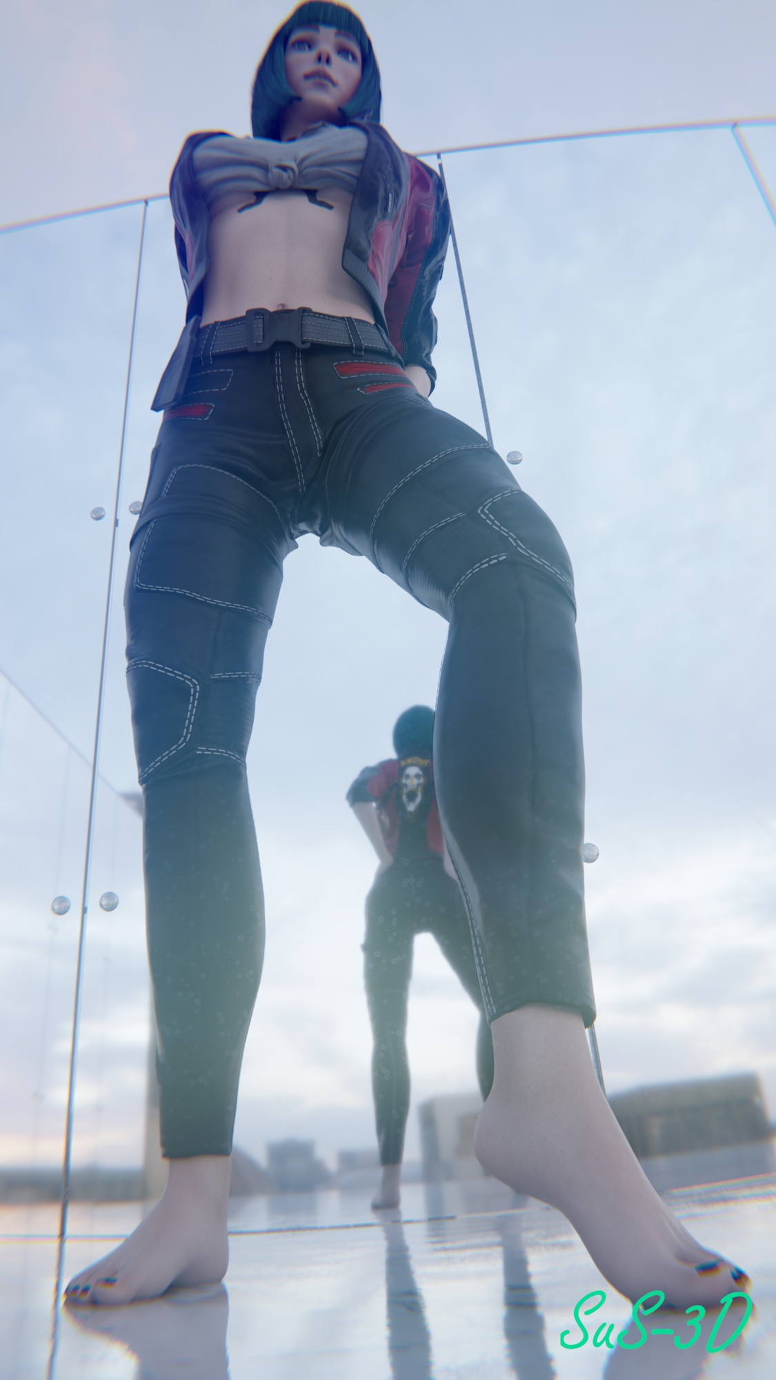 Ela Pin-up [01] Ela (rainbow Six Siege) Ela Bosak Pinup Feet Long Legs 8