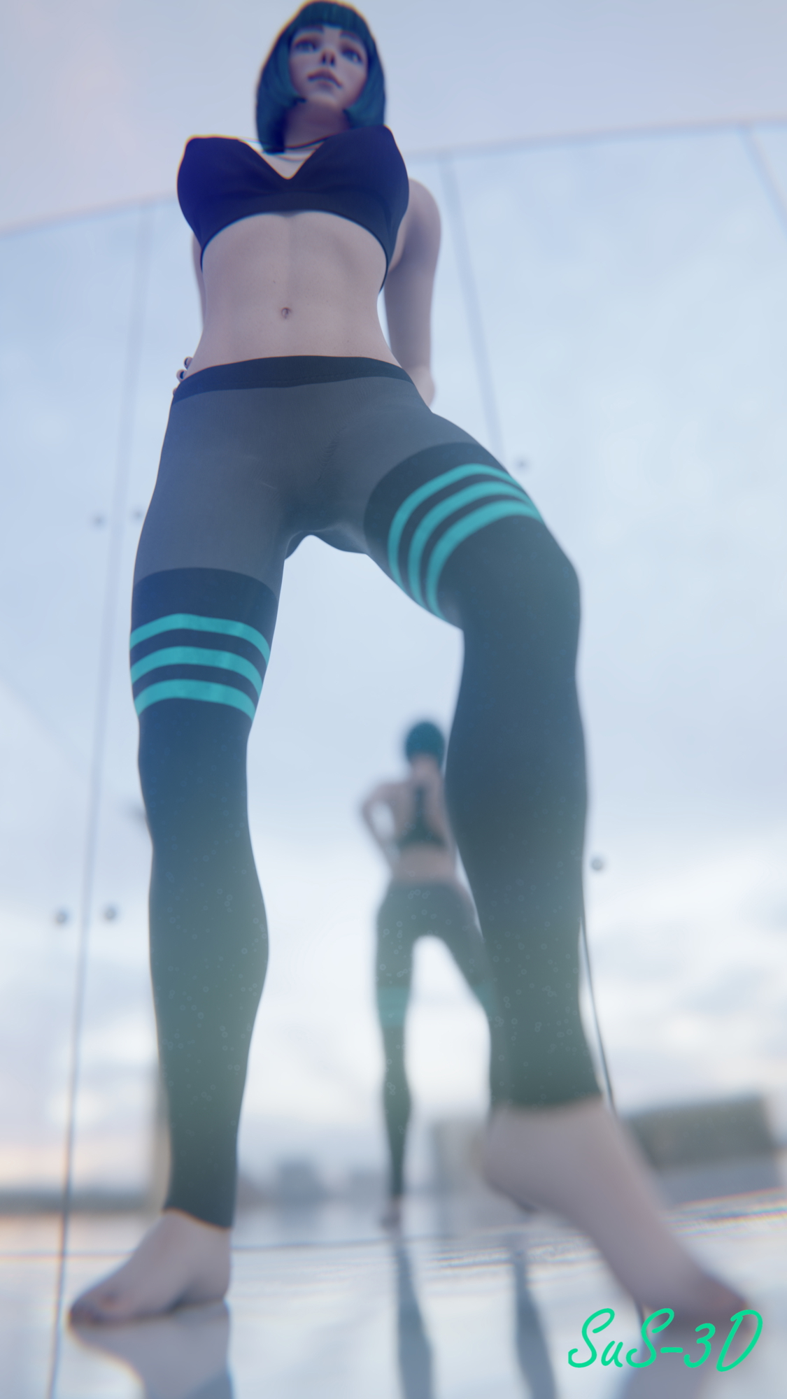 Ela Pin-up [01] Ela (rainbow Six Siege) Ela Bosak Pinup Feet Long Legs 10