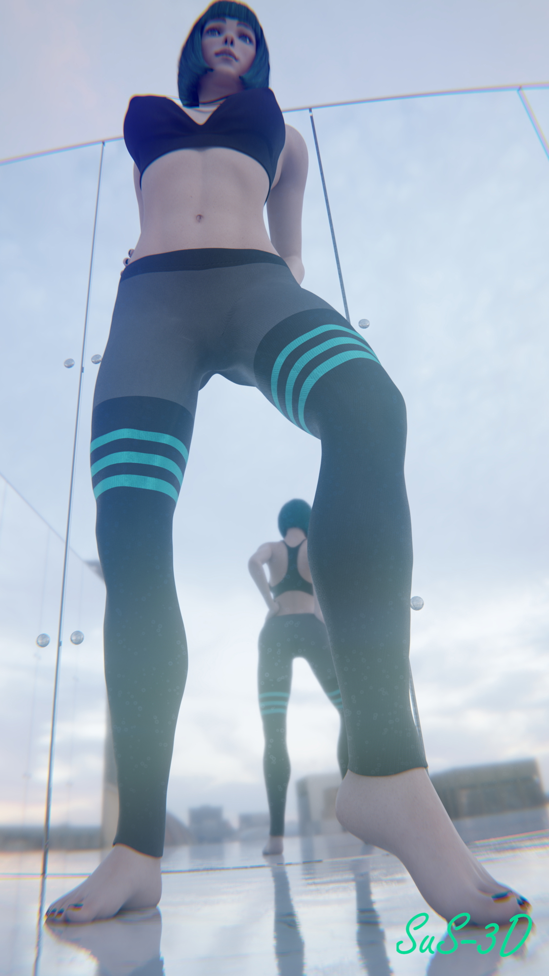 Ela Pin-up [01] Ela (rainbow Six Siege) Ela Bosak Pinup Feet Long Legs 12