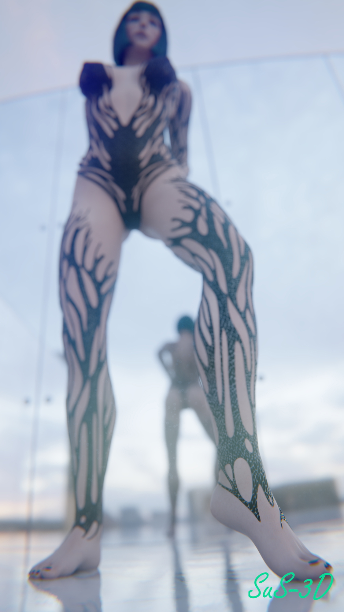 Ela Pin-up [01] Ela (rainbow Six Siege) Ela Bosak Pinup Feet Long Legs 13